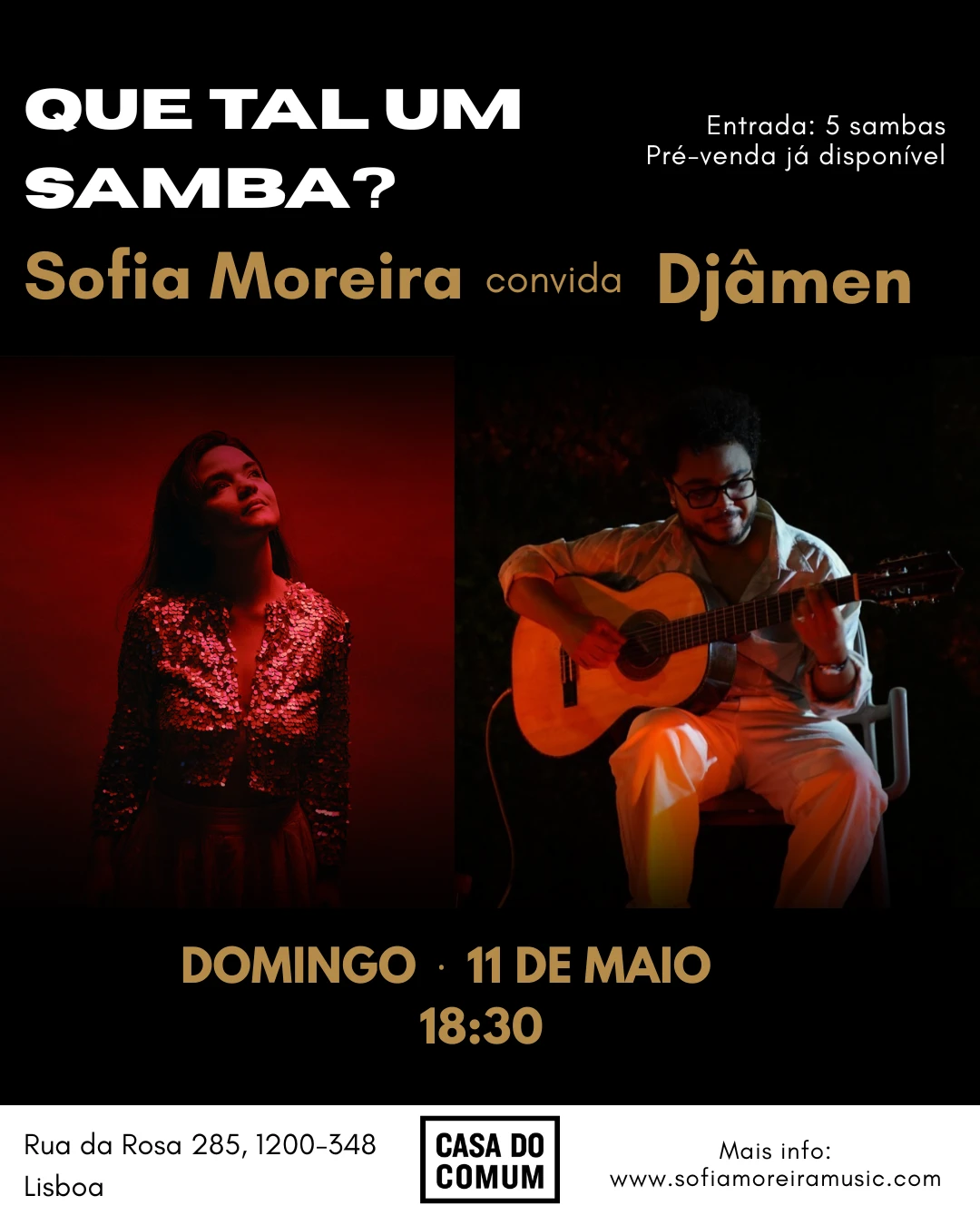Que Tal Um Samba?: Sofia Moreira Convida Djâmen