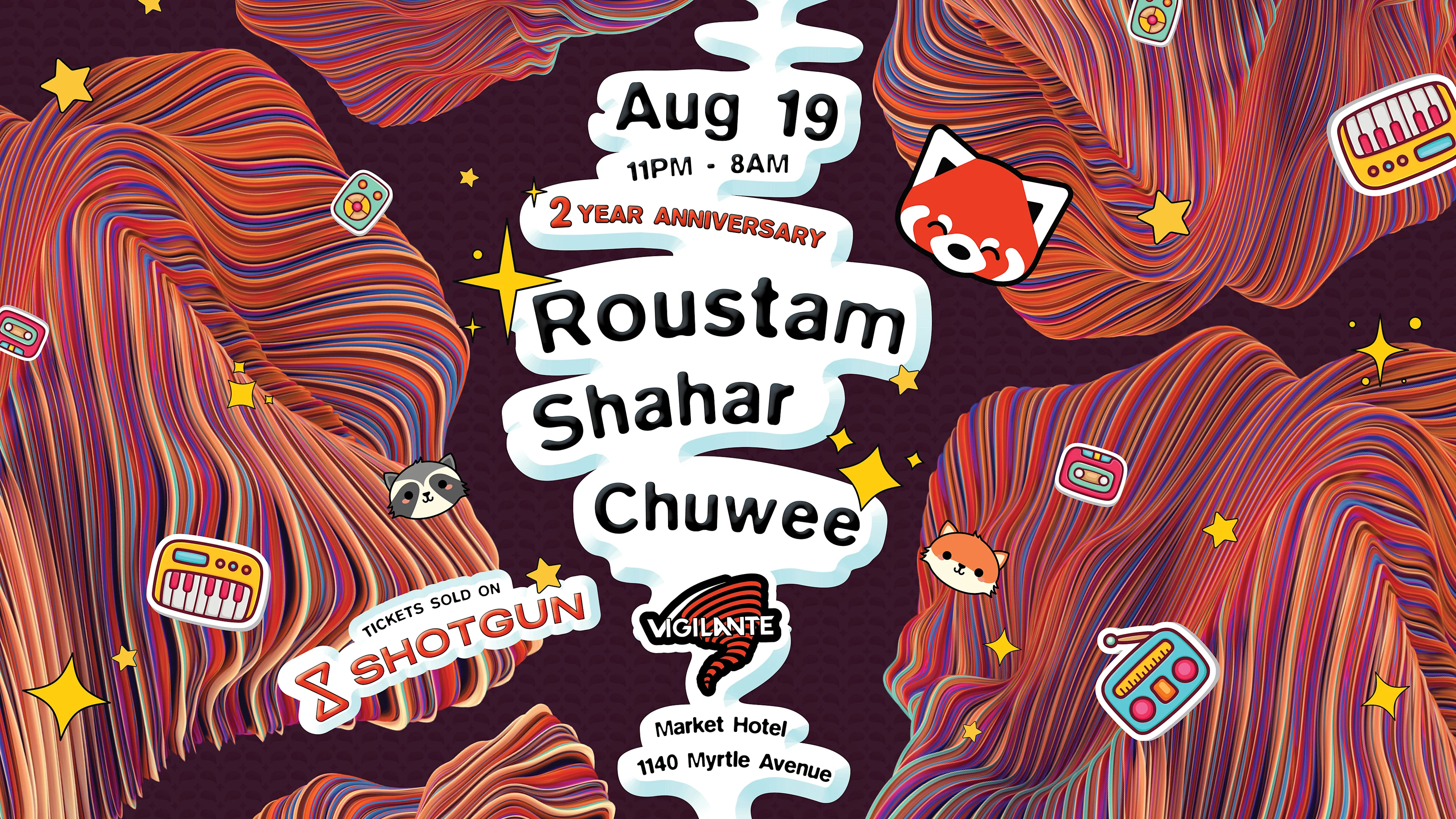 Vigilante Anniversary: Roustam, Shahar And Chuwee