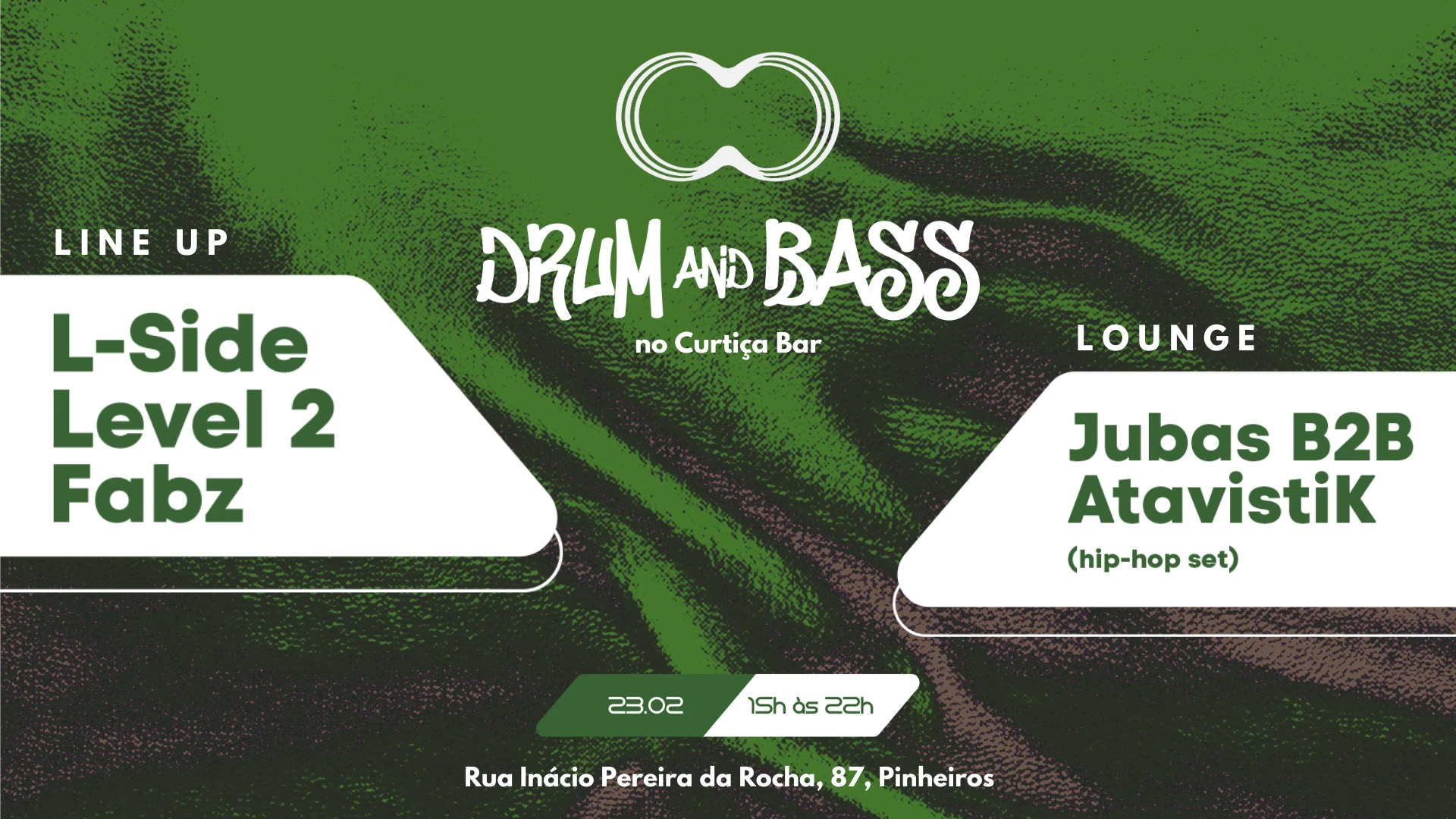 888dnb No Curtiça Bar Com L-Side, Level 2, Jubas, Fabz E +