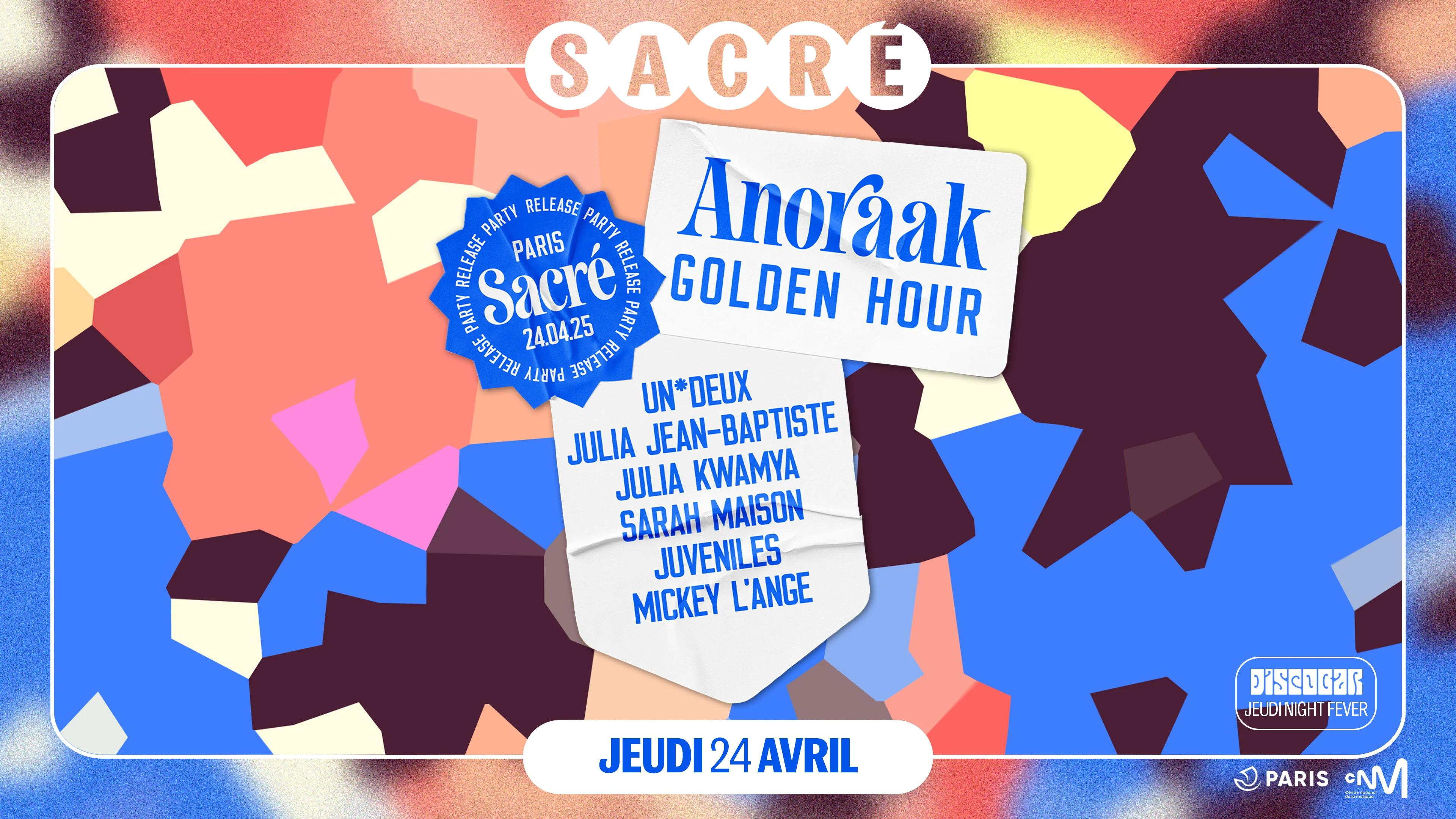 Sacré Présente : Anoraak / Golden Hour