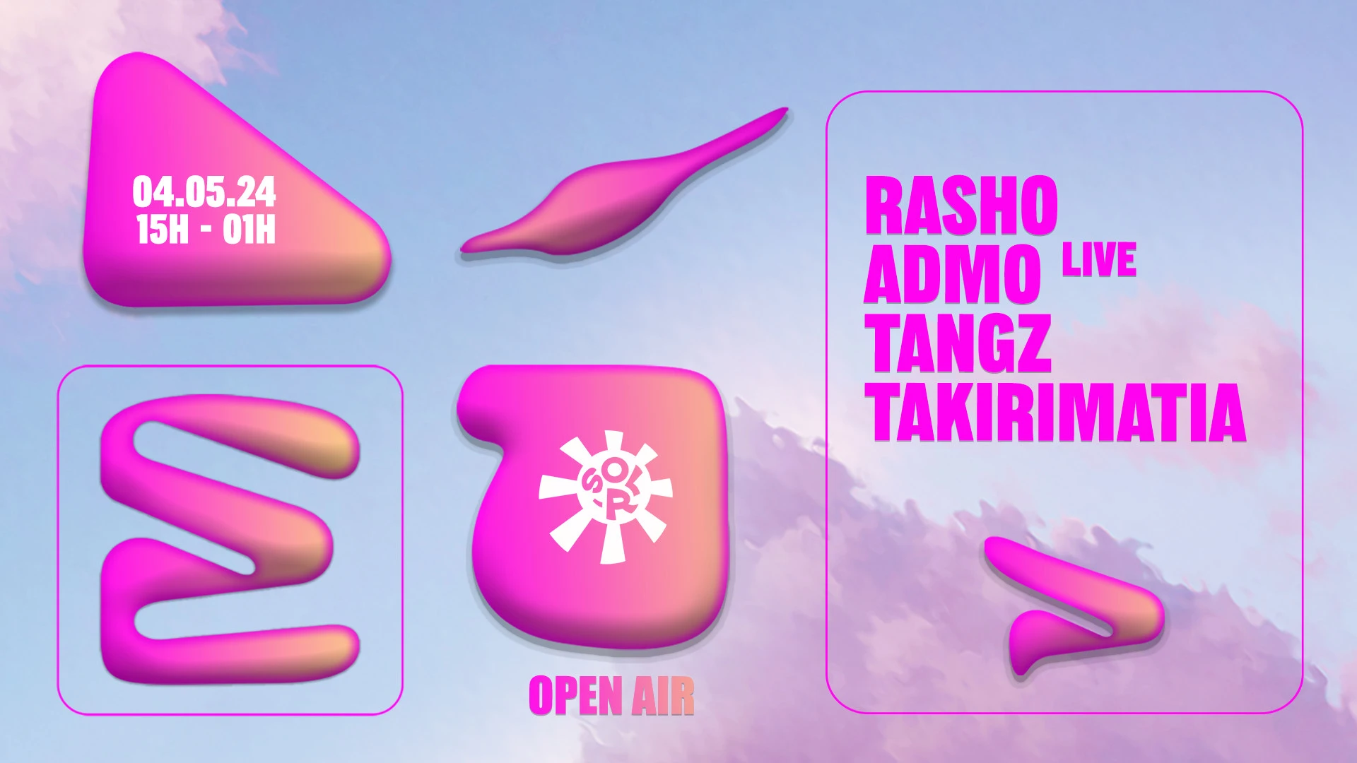Sol-R X Eden : Rasho, Admo (Live), Tangz, Takirimatia