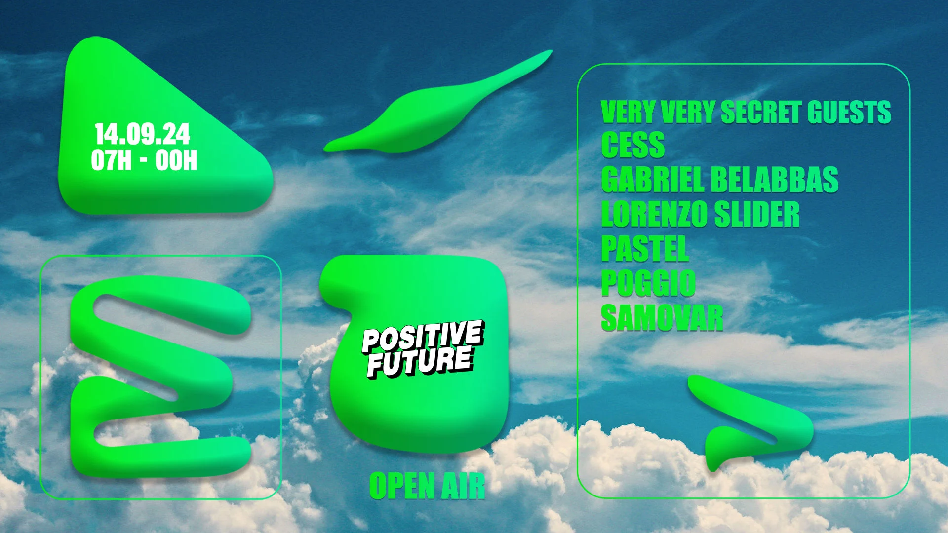 Positive Future X Eden : All Day Party (17h Non-Stop)