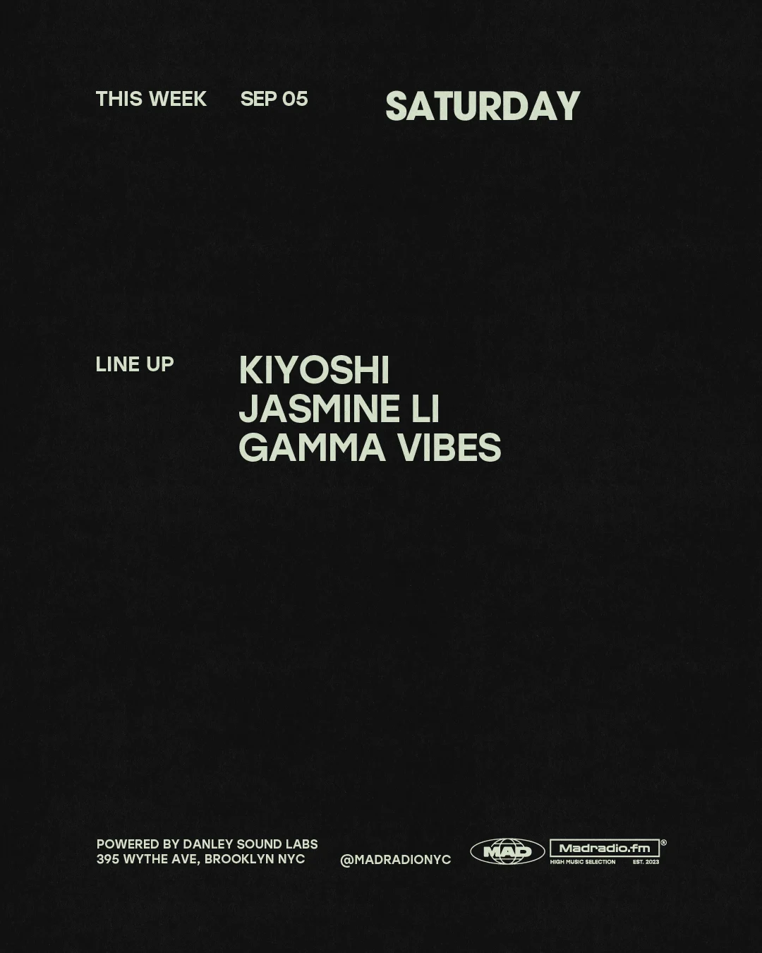 Kiyoshi / Jasmine LI / Gamma Vibes