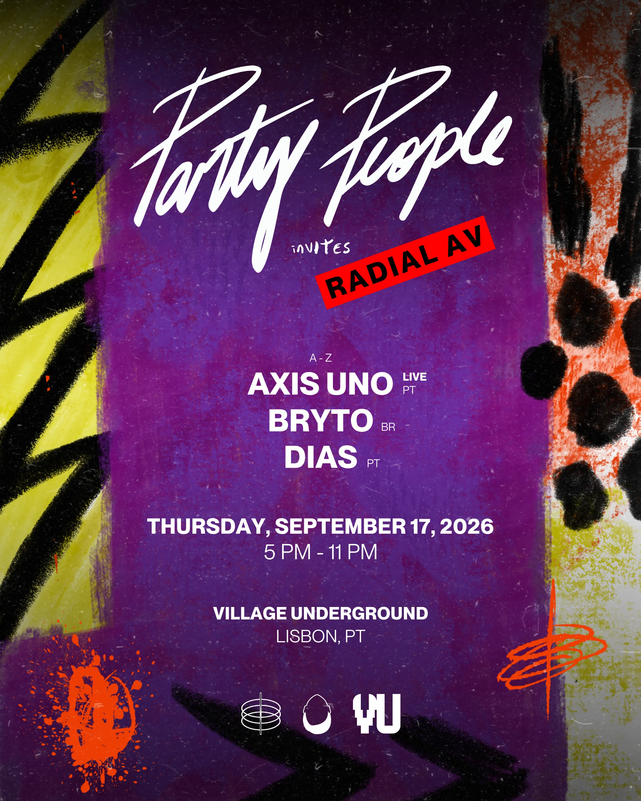 Party People X Radial Av • September 17, 2026