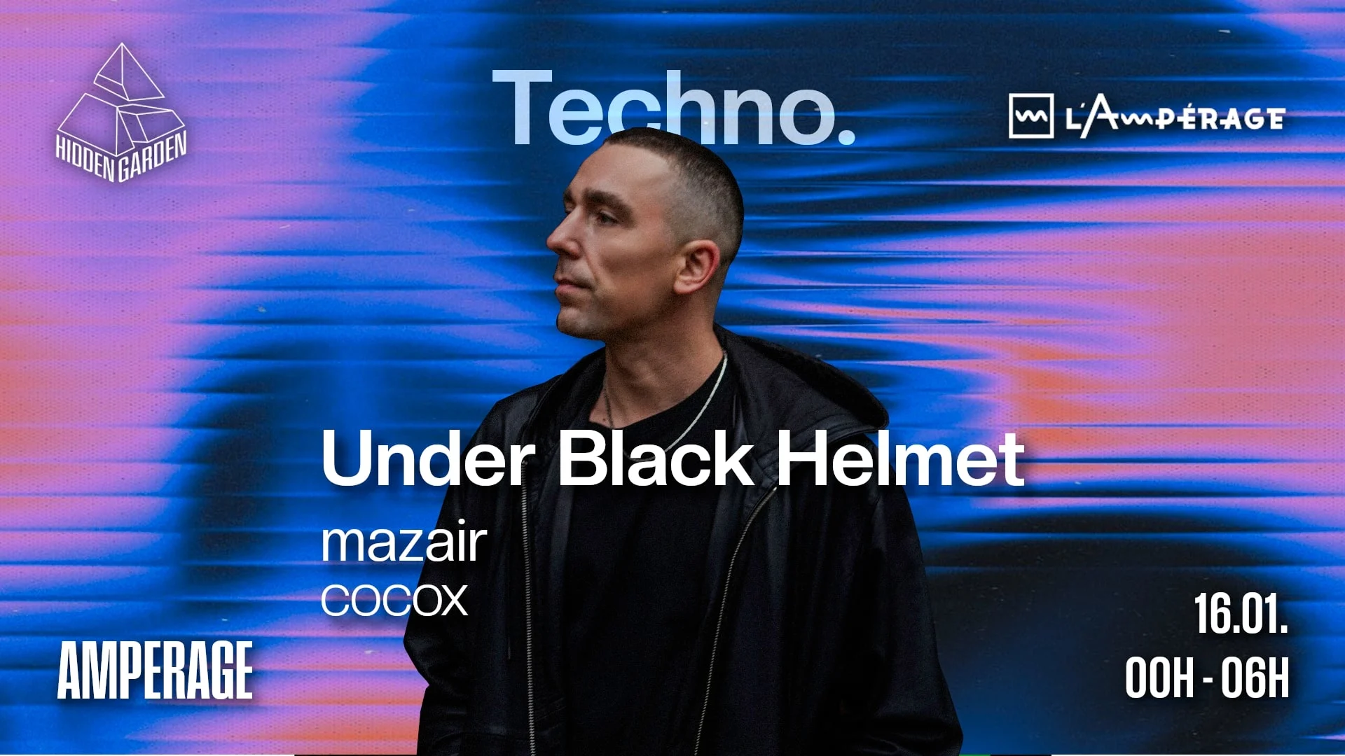 Hidden Garden Invite Under Black Helmet & Mazair