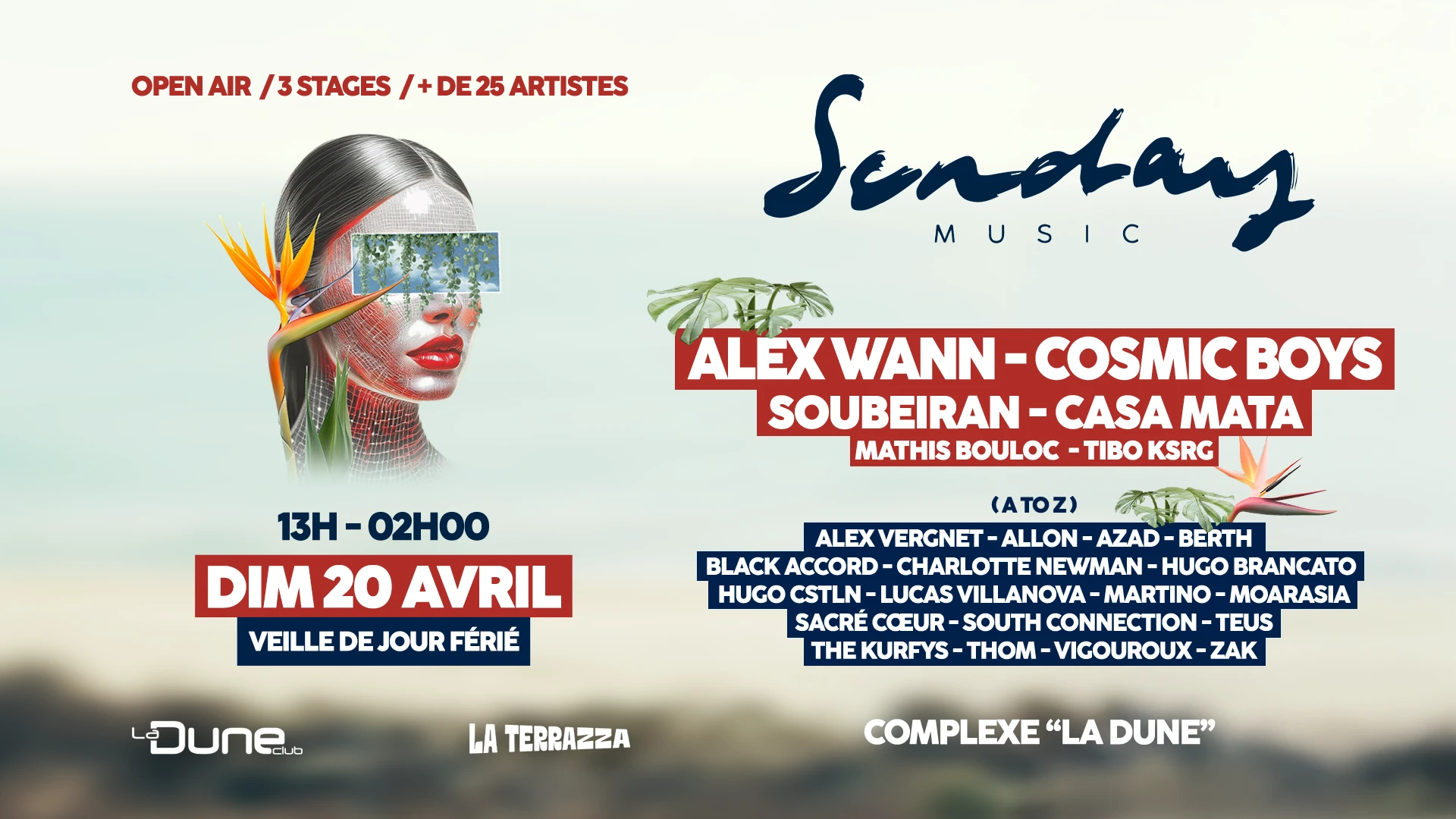 Sunday Music X La Dune Club X Terrazza - 20.04.25