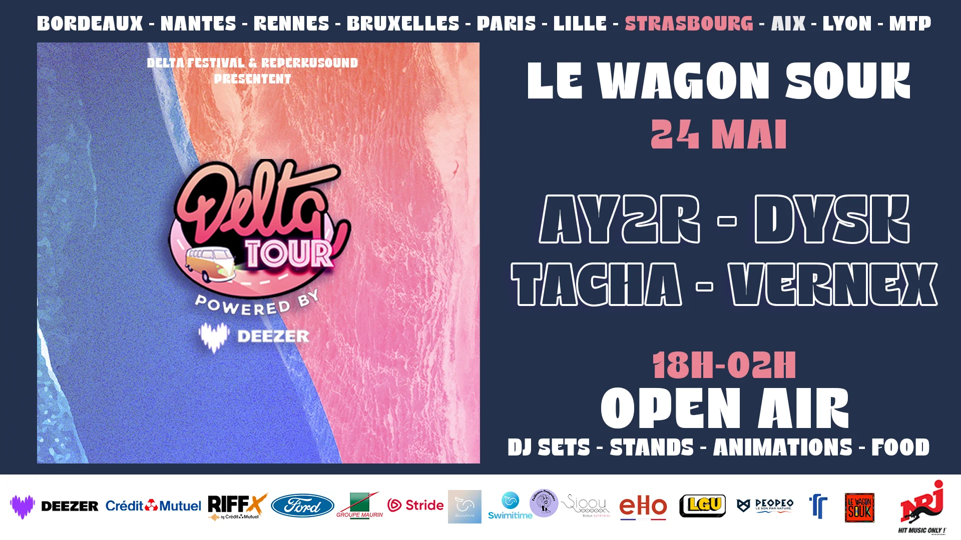 Open Air : Delta Tour X Le Wagon Souk - Strasbourg