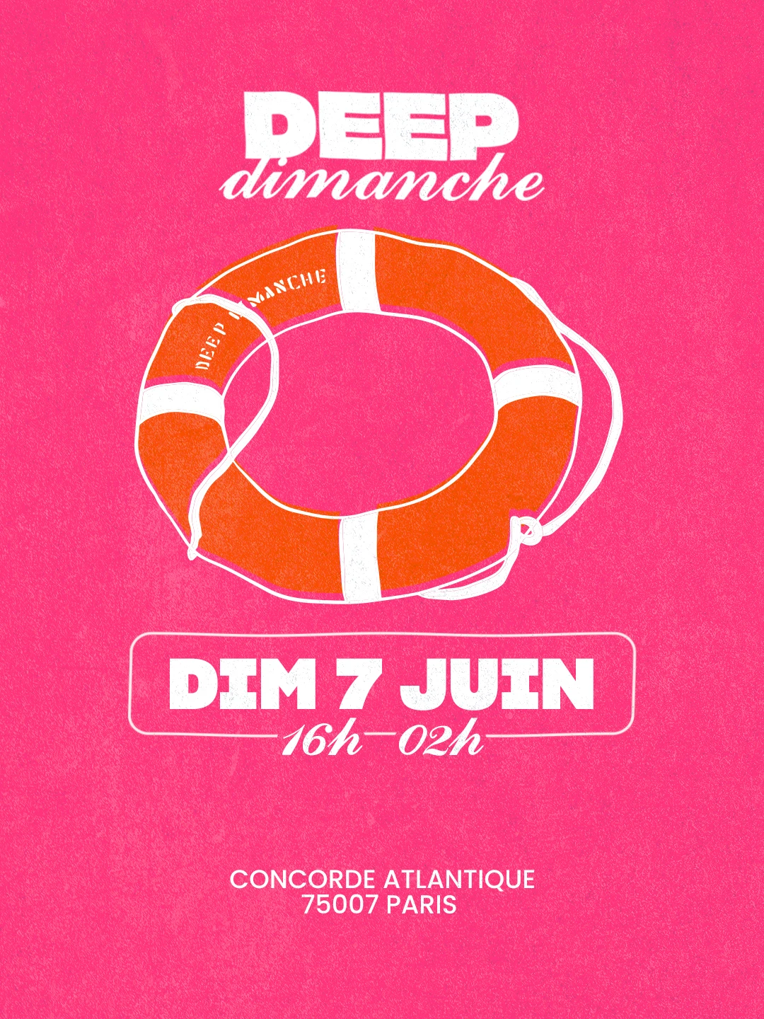 Deep Dimanche | 7 Juin @Concorde Atlantique