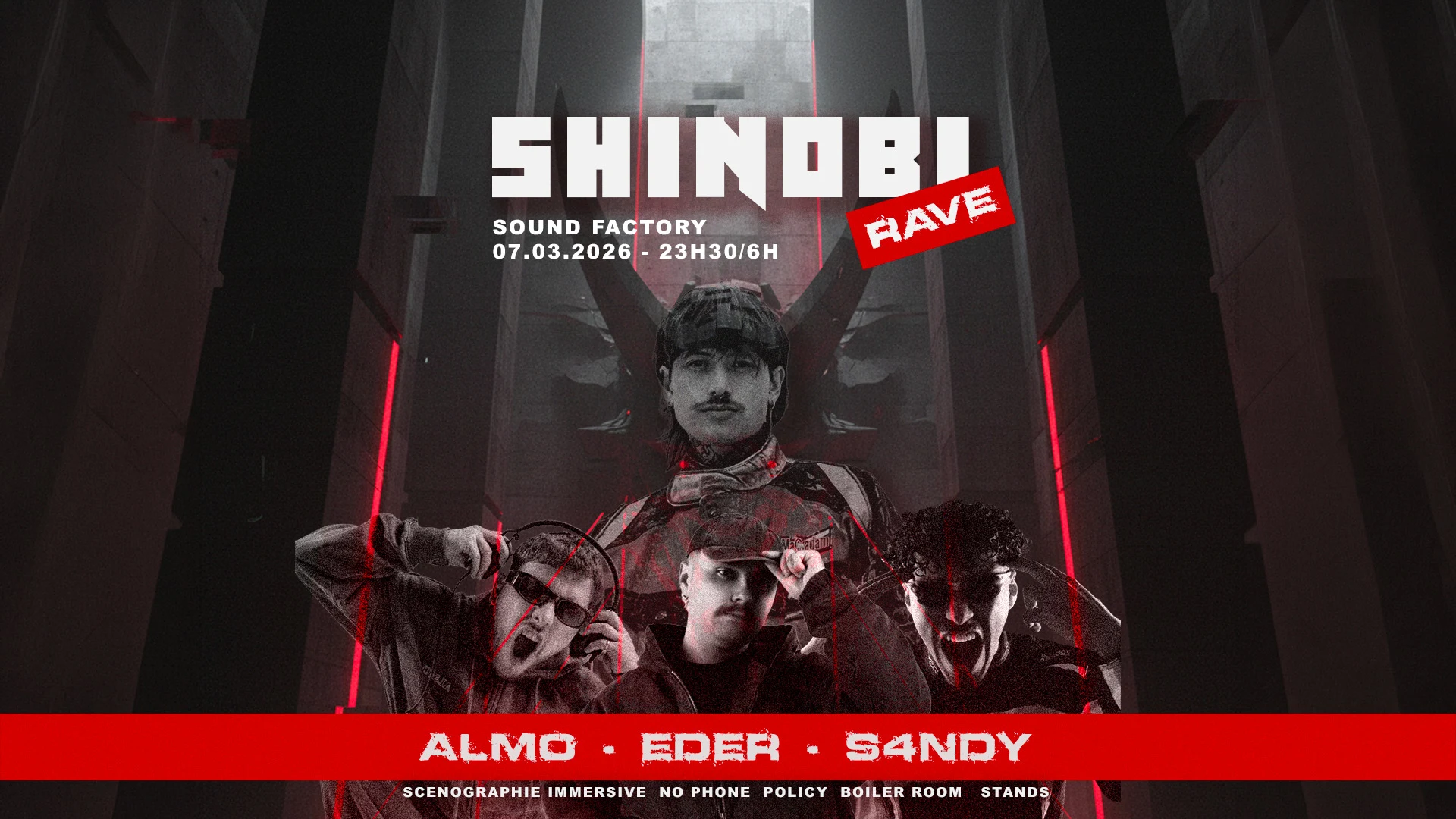 Shinobi Rave - Almo / S4ndy / Eder - Soundfactory