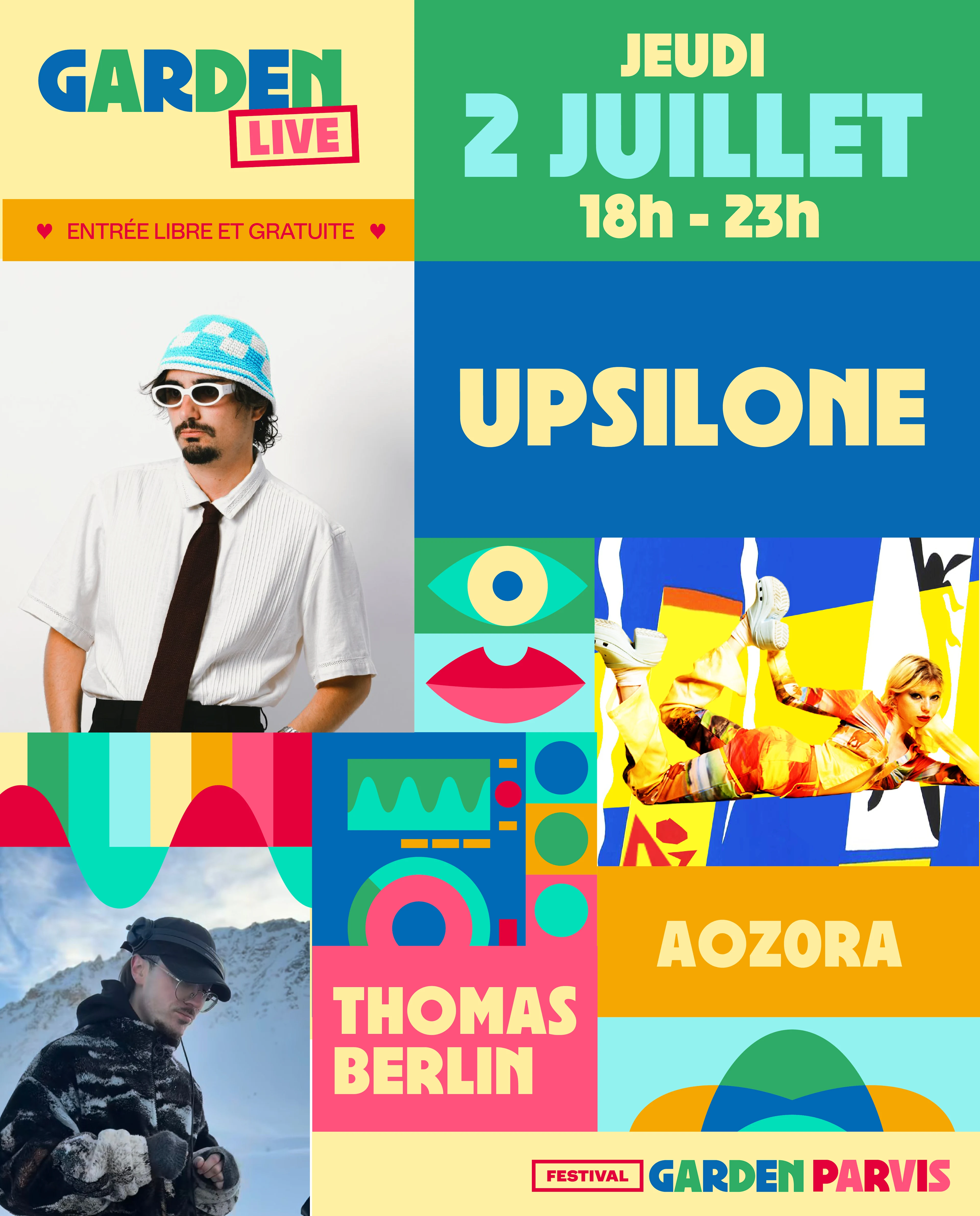 Garden Live W/ Upsilone, Aoz0ra & Thomas Berlin