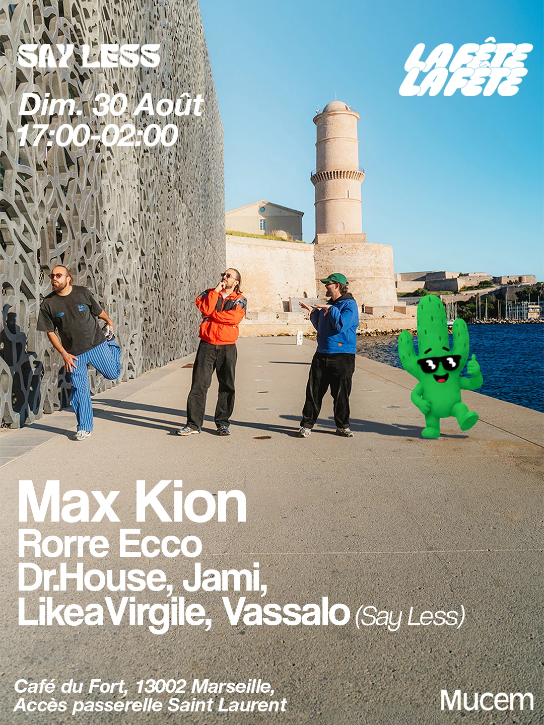 La Fête La Fête Avec Max Kion X Café Du Fort St Jean