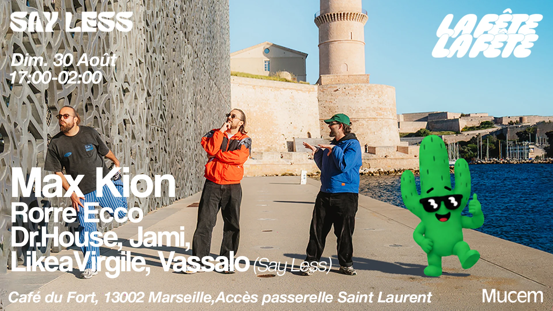La Fête La Fête Avec Max Kion X Café Du Fort St Jean