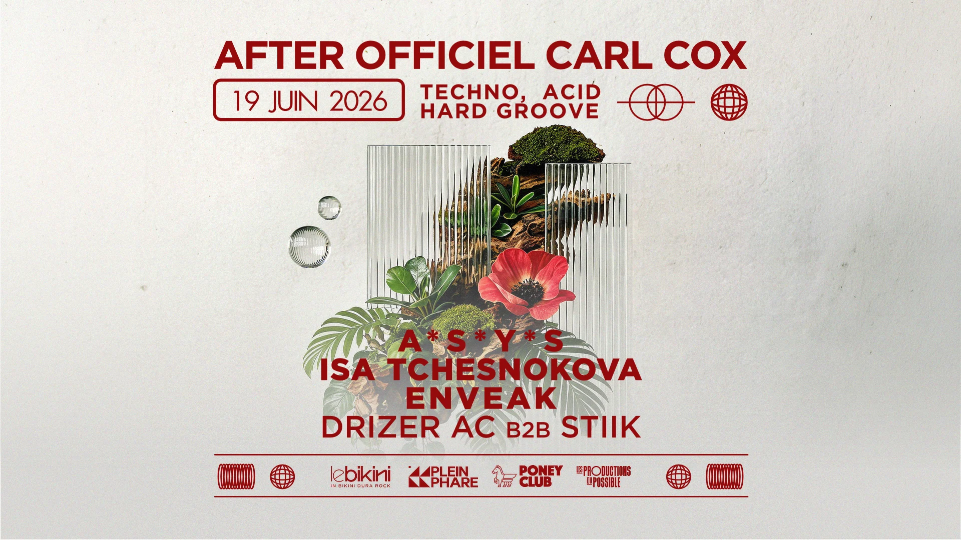 After Officiel Carl Cox - Le Bikini - *Entrée Gratuite