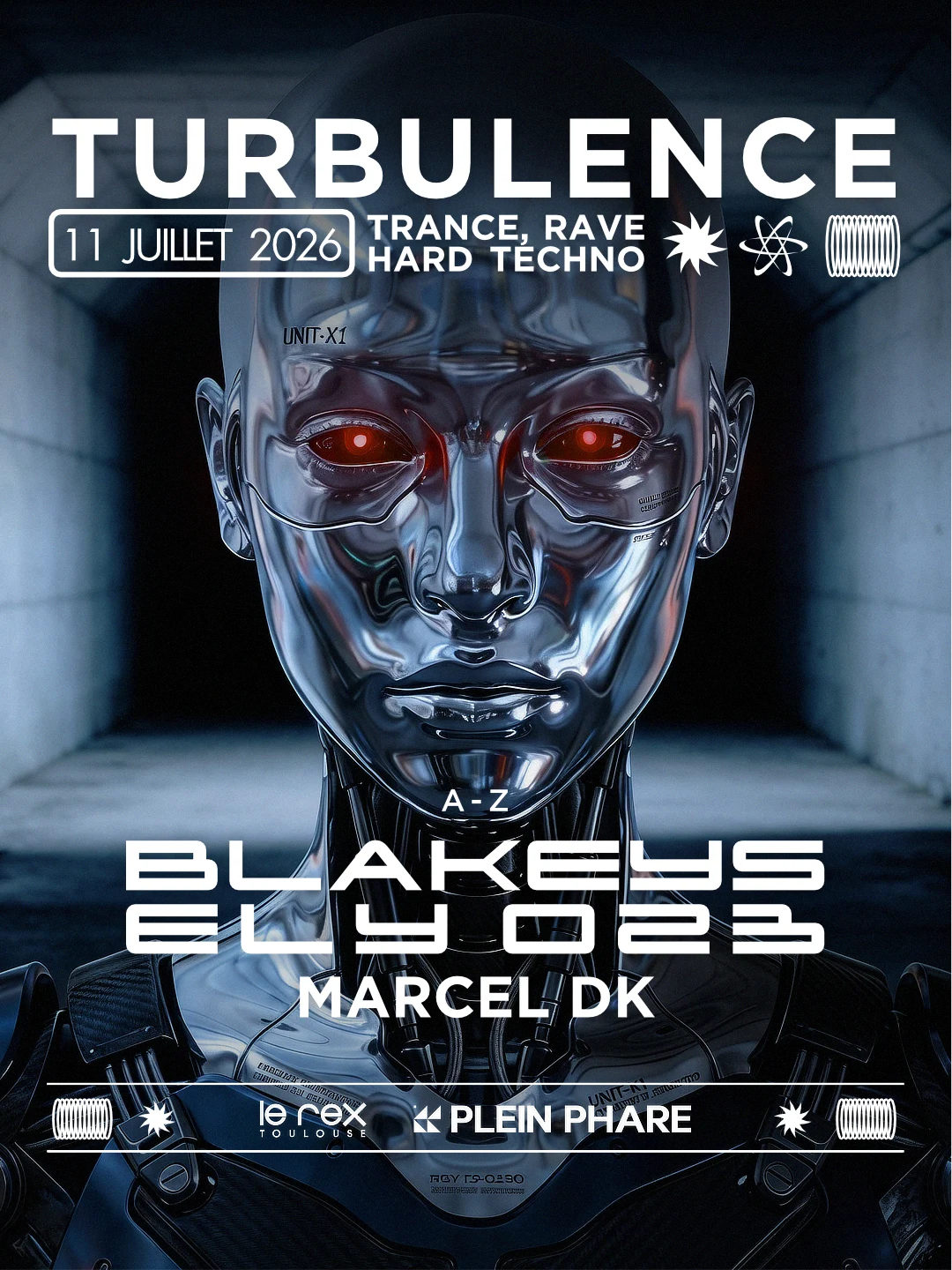 Turbulence Inv. Blakeys, Ely 023 & Marcel Dk (Hard Techno)
