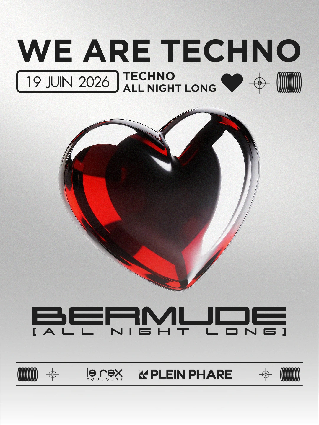 We Are Techno Inv. Bermude All Night Long *Entrée Gratuite