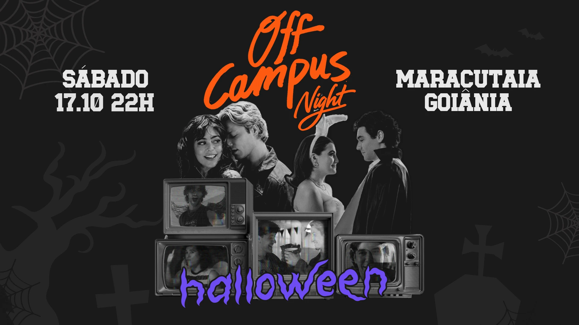 Off Campus Night Halloween Em Goiânia