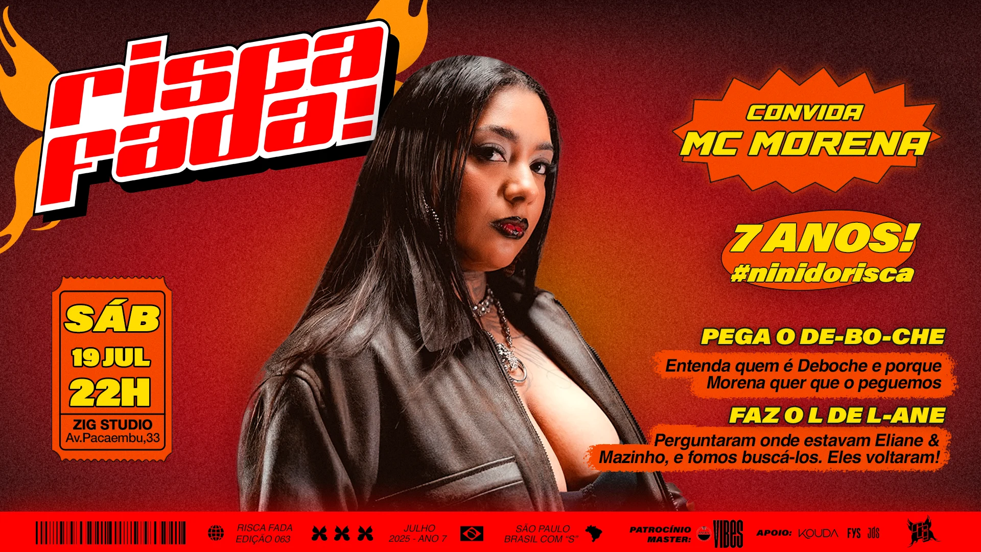Risca Fada 7 Anos Convida MC Morena