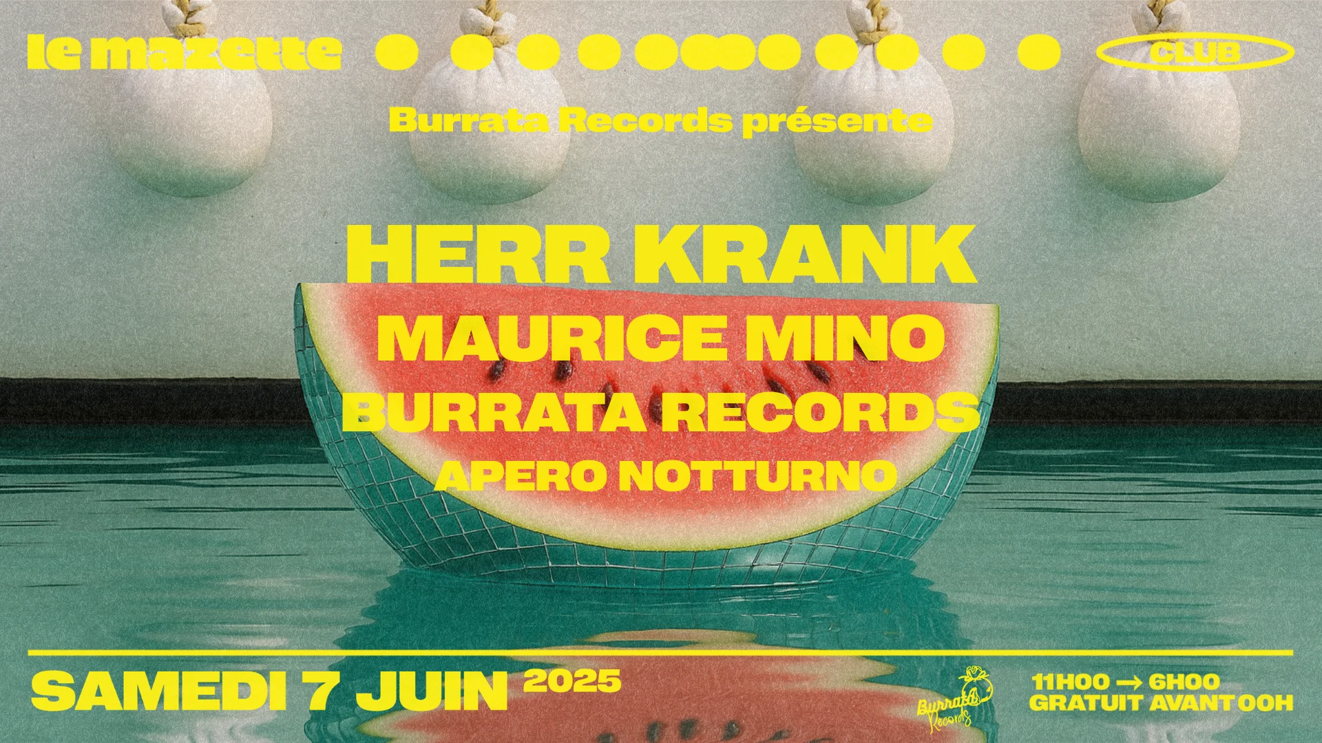 Burrata Records • Herr Krank, Maurice Mino, Apero Notturno
