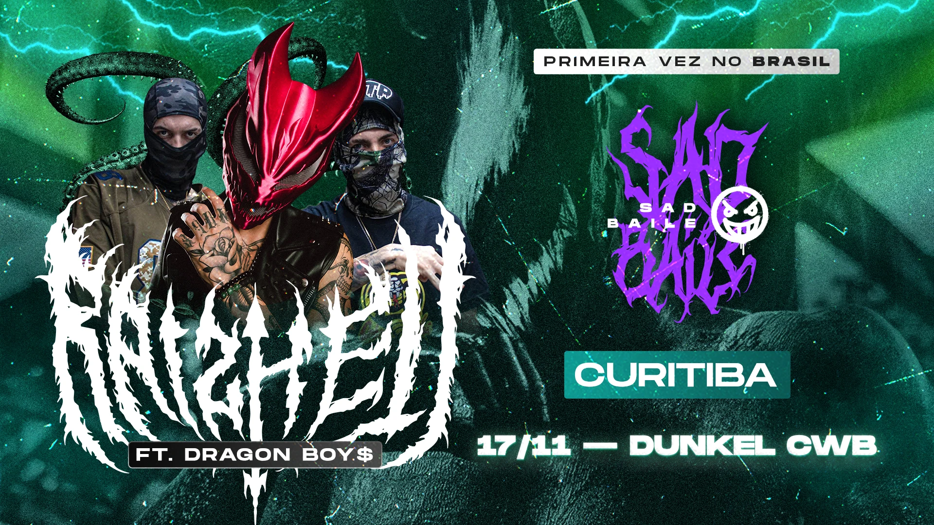 Sadbaile - Raizhell & Dragonboys - Curitiba