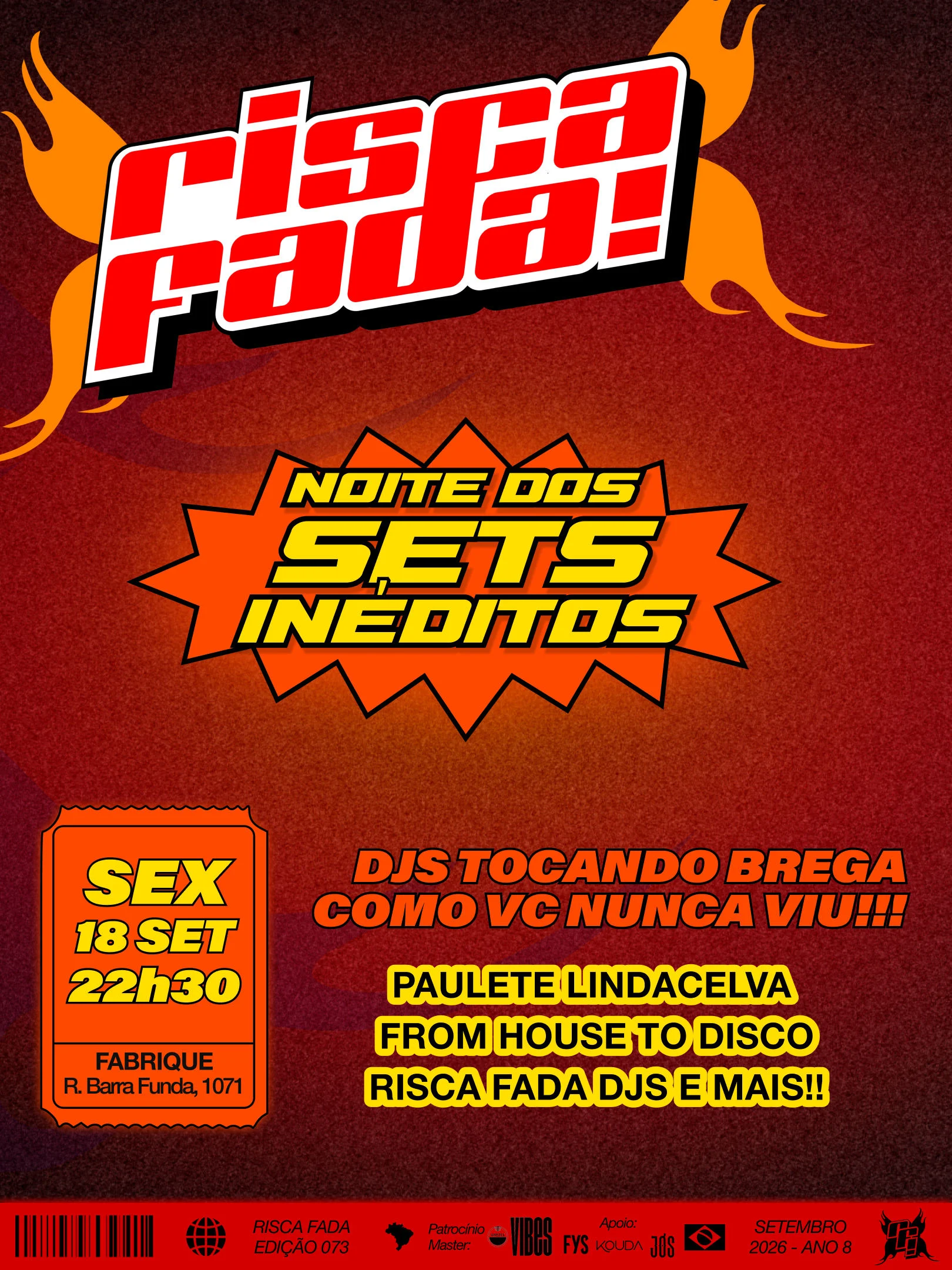 Baile Do Risca Fada Noite Dos Sets Inéditos