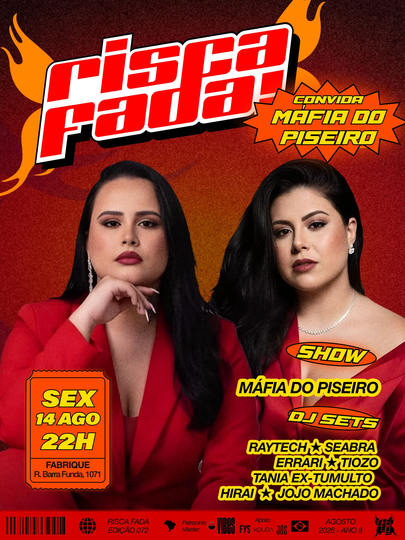 Baile Do Risca Fada Convida Máfia Do Piseiro, Raytech E +