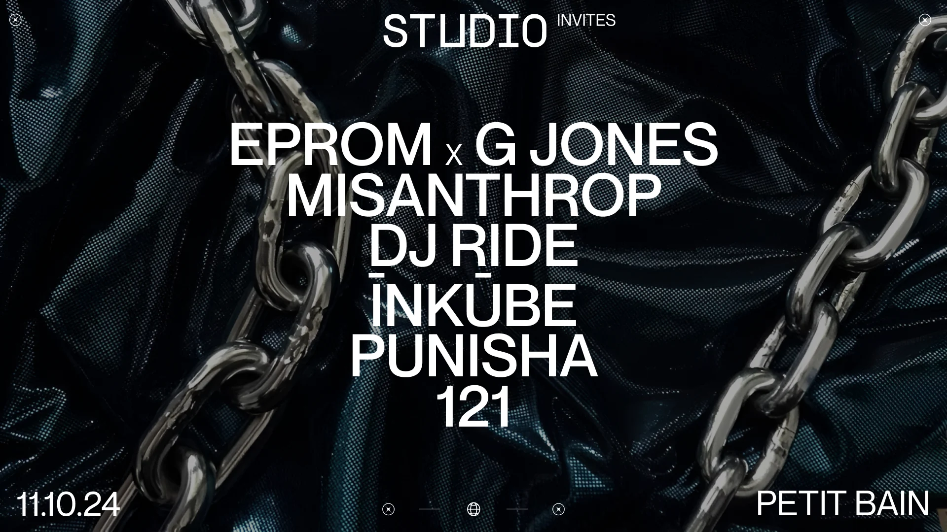 Studio Invites Eprom X G Jones, Misanthrop, Dj Ride, & More