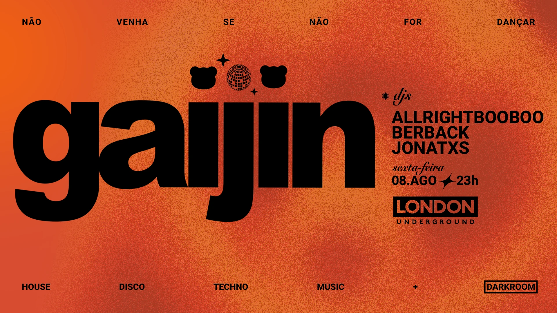 Gaijin - Não Venha Se Não For Dançar