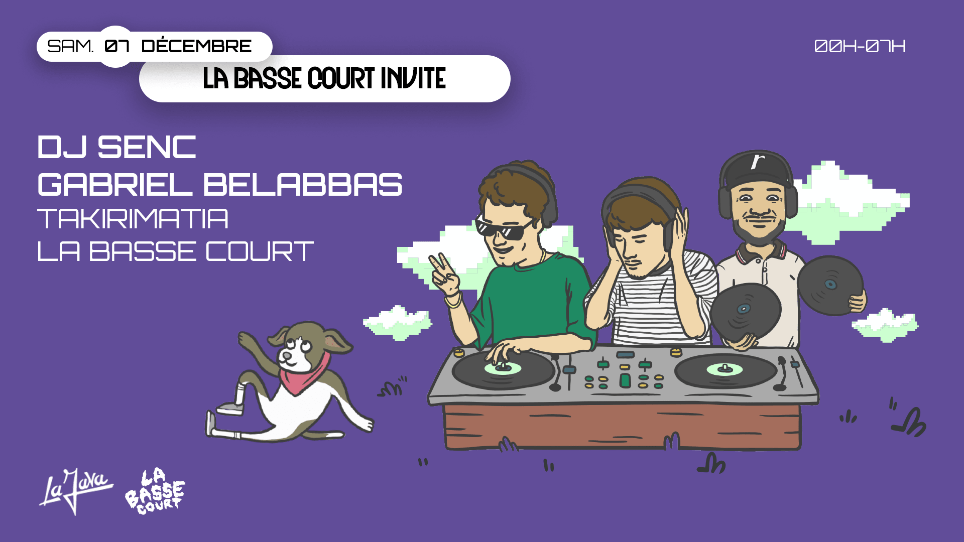 Dj Senc, Gabriel Belabbas, Takirimatia & La Basse Court