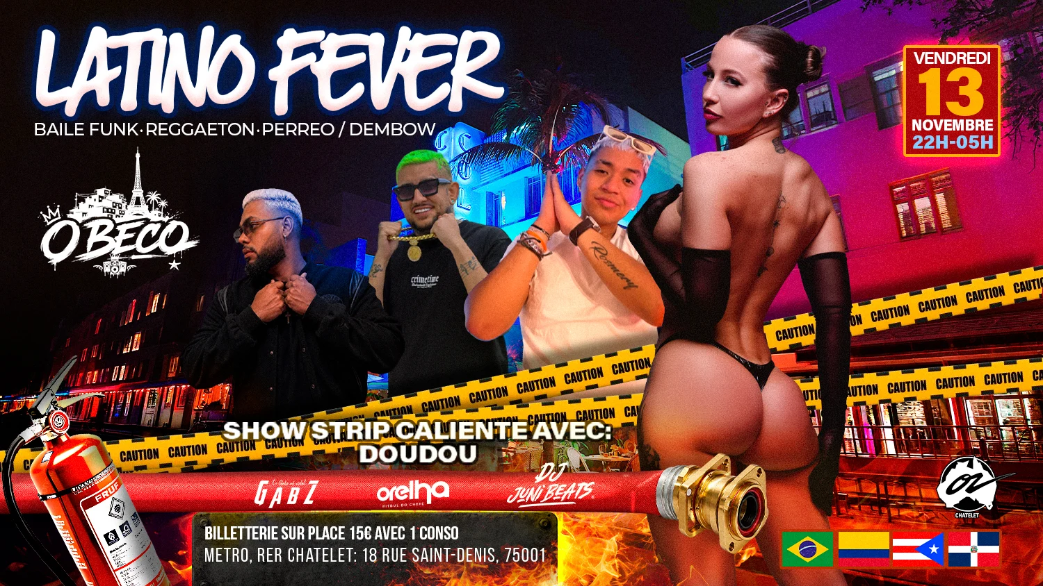 Latino Fever + Show Strip Doudou