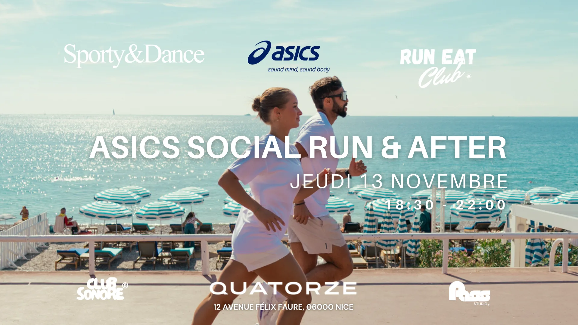 Sporty&Danse X Quatorze Running X Run Eat Club
