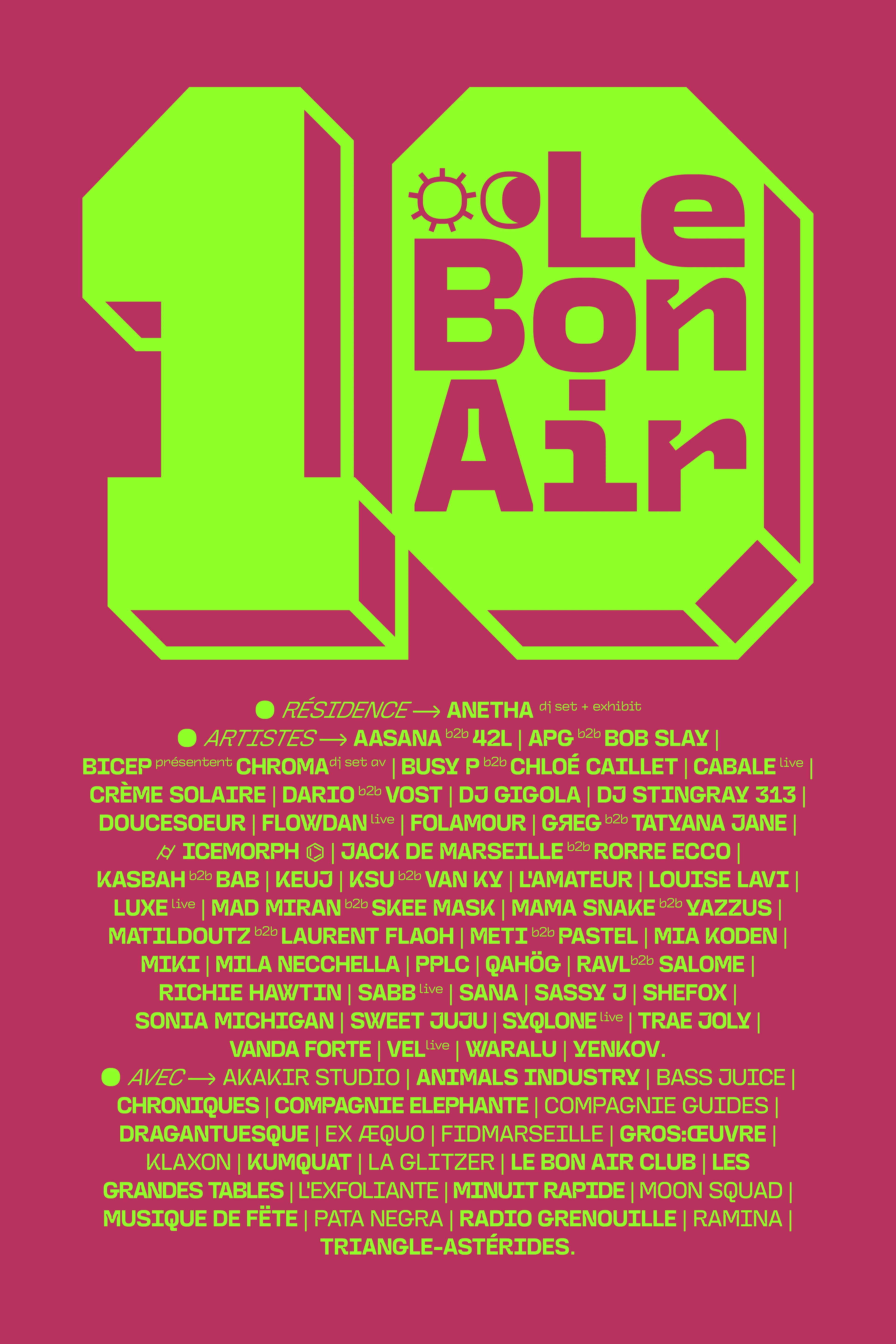 Festival Le Bon Air 2025