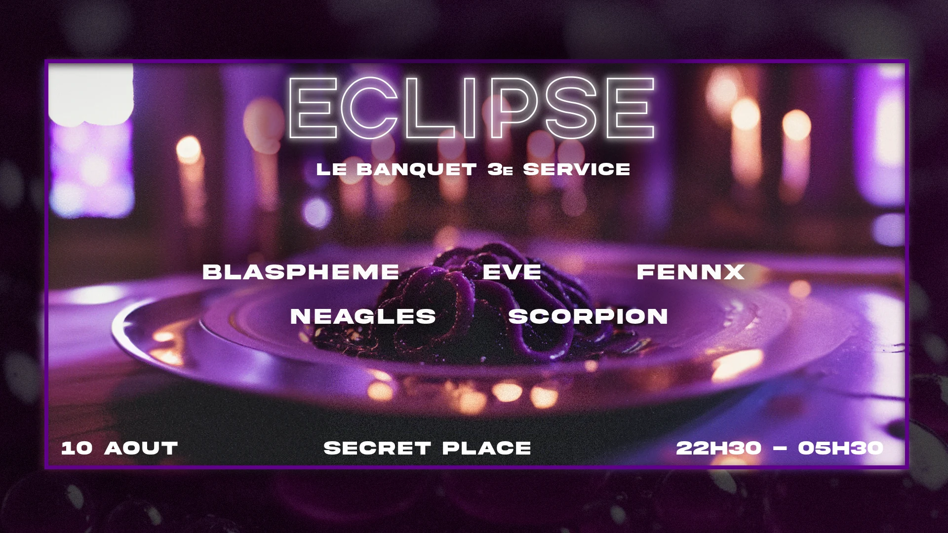 Eclipse : Le Banquet 3ème Service