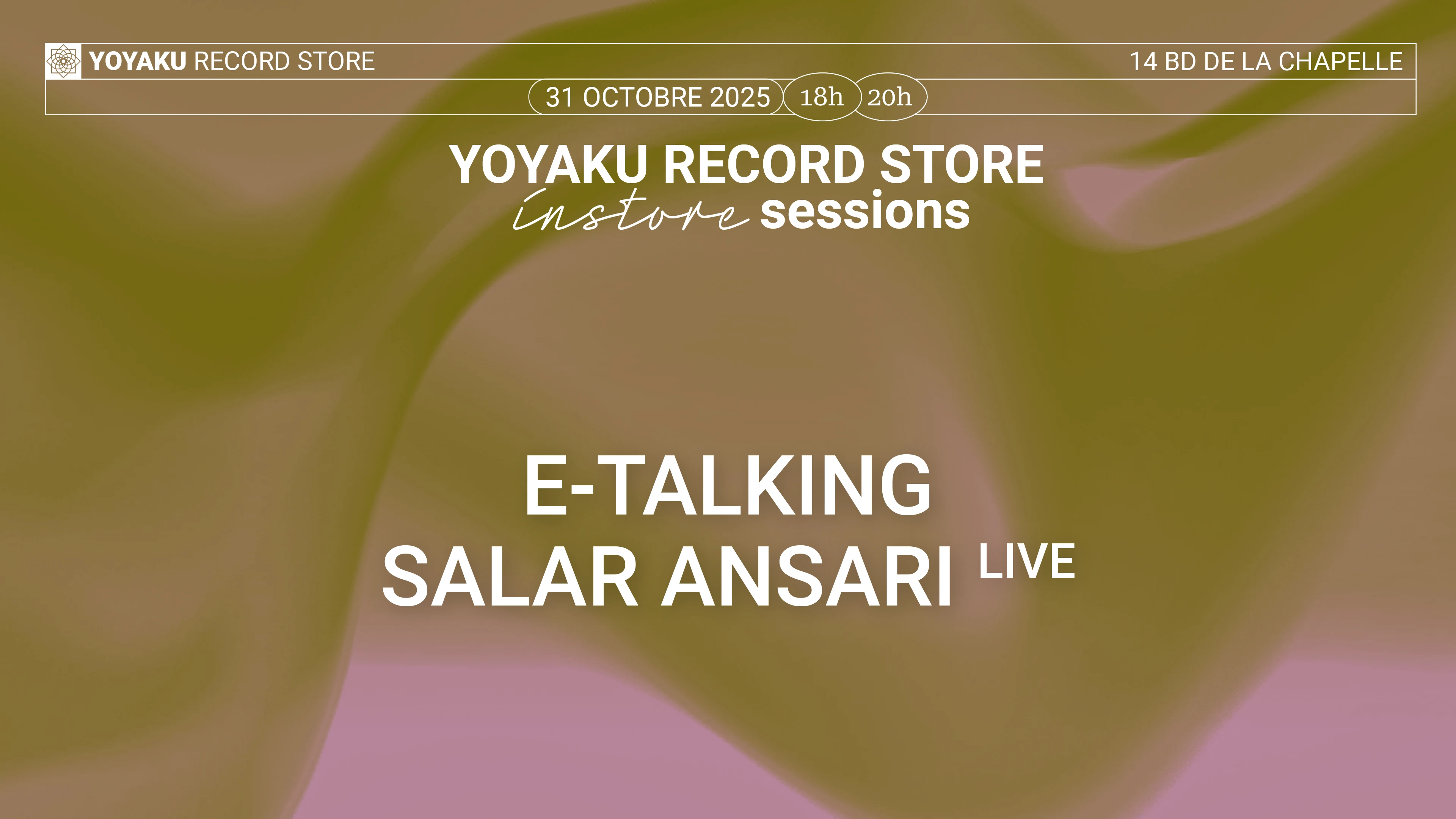 Yoyaku Instore Session With E-Talking & Salar Ansari (Live)