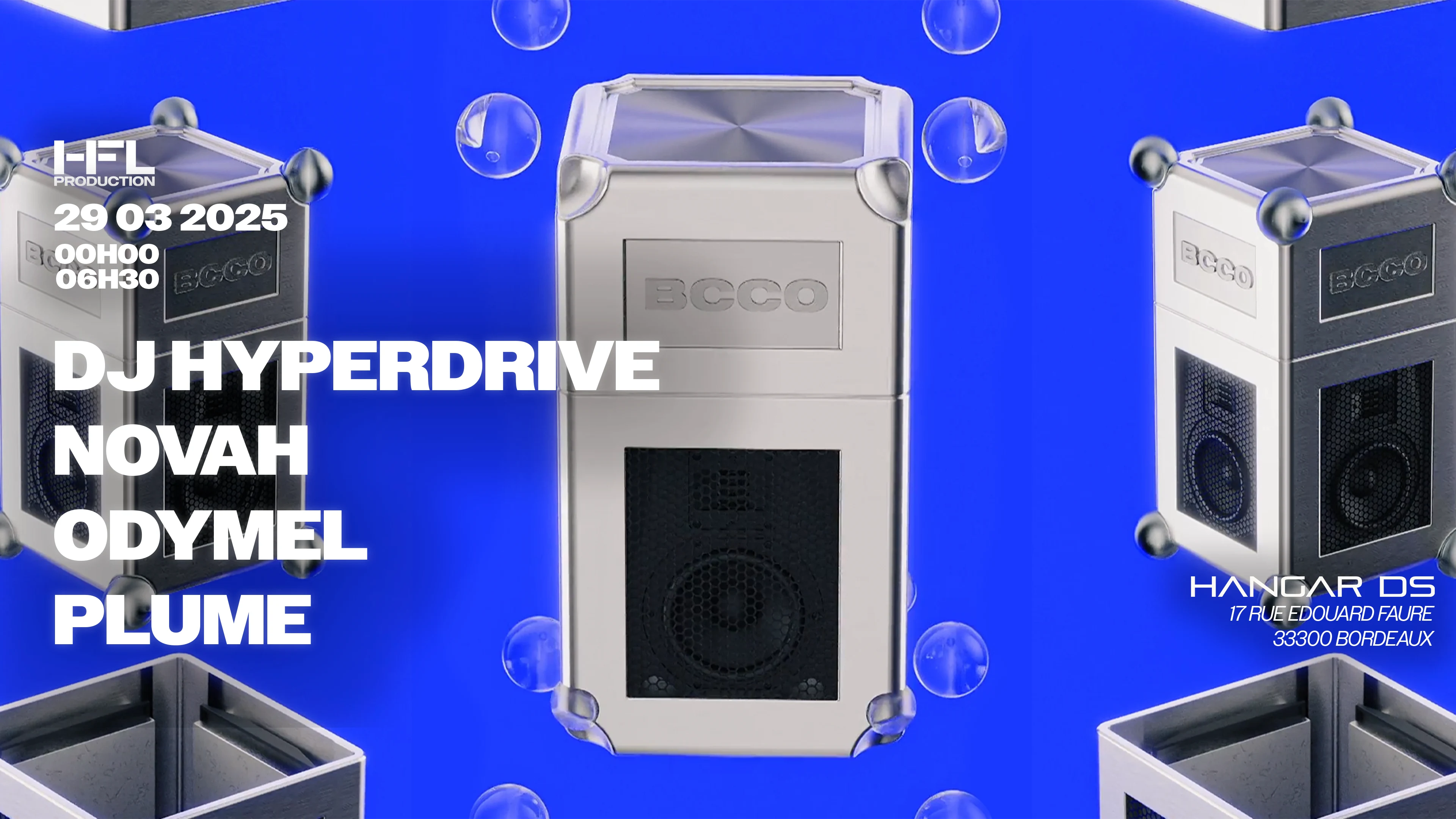 Bcco  W/ Dj Hyperdrive / Novah / Odymel / Plume