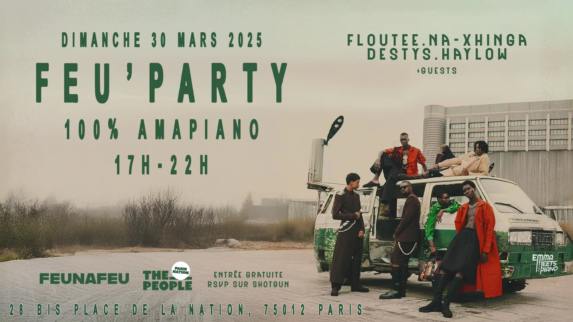 Feu'party Sunday Day Party 100% Amapiano