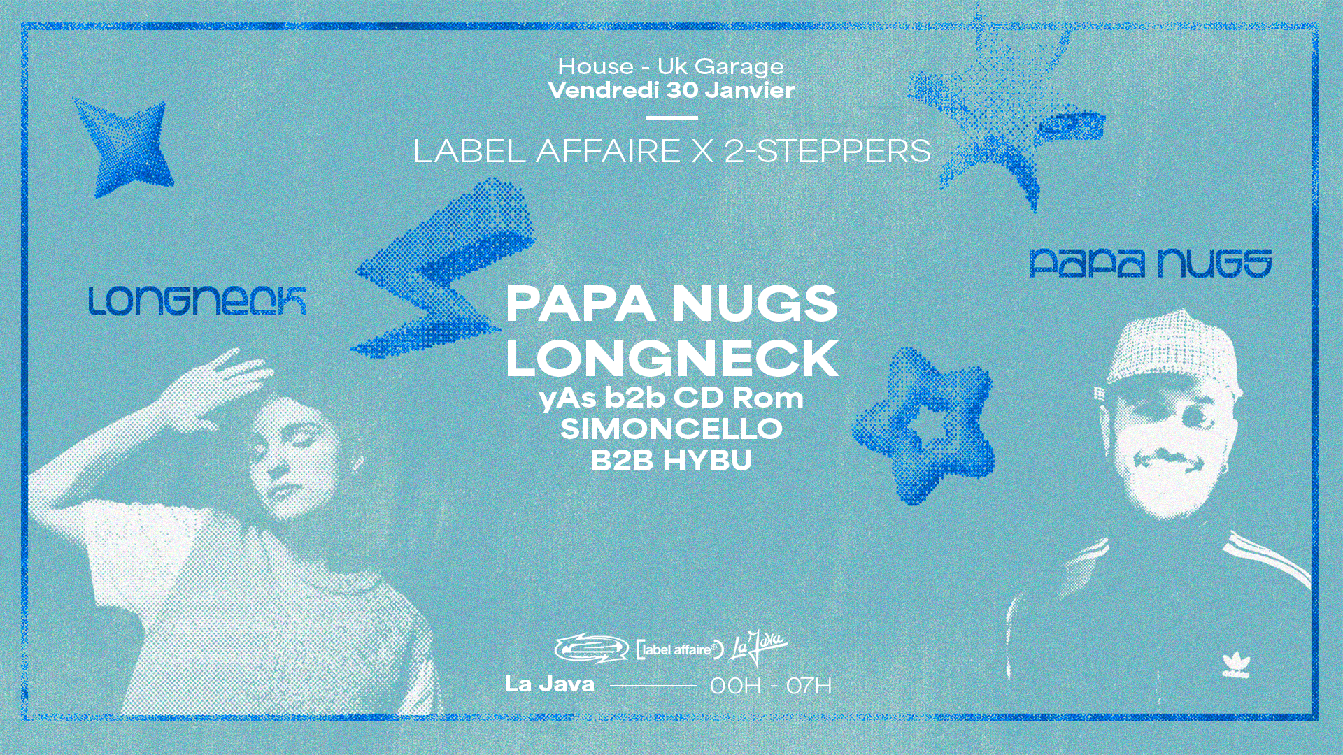 Label Affaire X 2-Steppers : Papa Nugs, Longneck & More