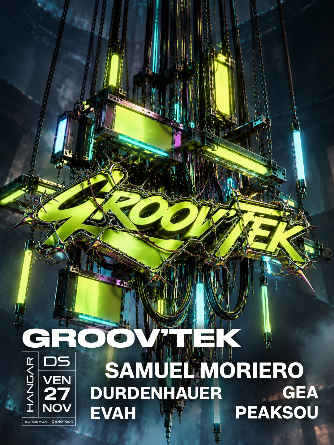 Groov'tek : Samuel Moriero, Durdenhauer, Gea, Evah, Peaksou