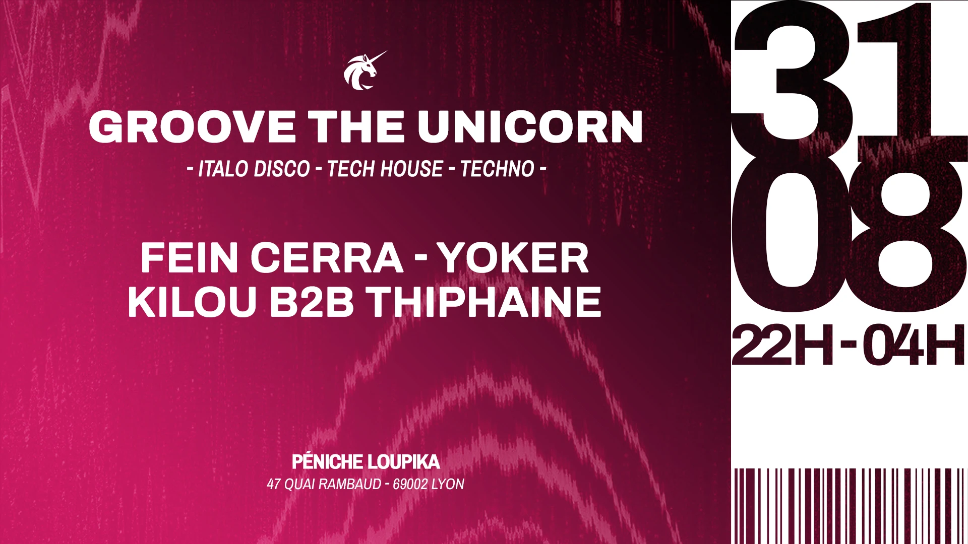 Groove The Unicorn #17 - Back 2 Loupika (Lyon)