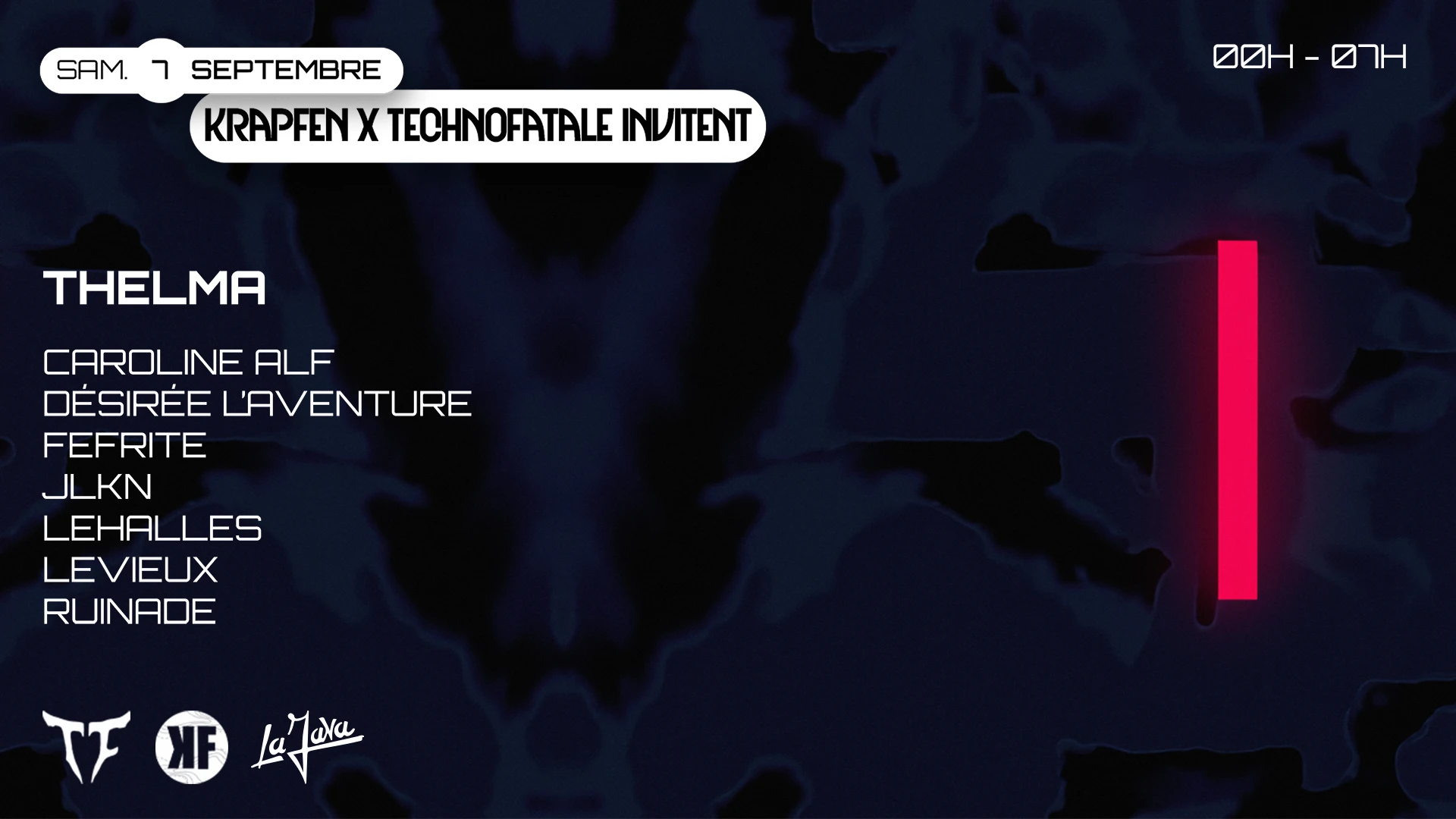 Krapfen X Techno Fatale X La Java : Thelma & More