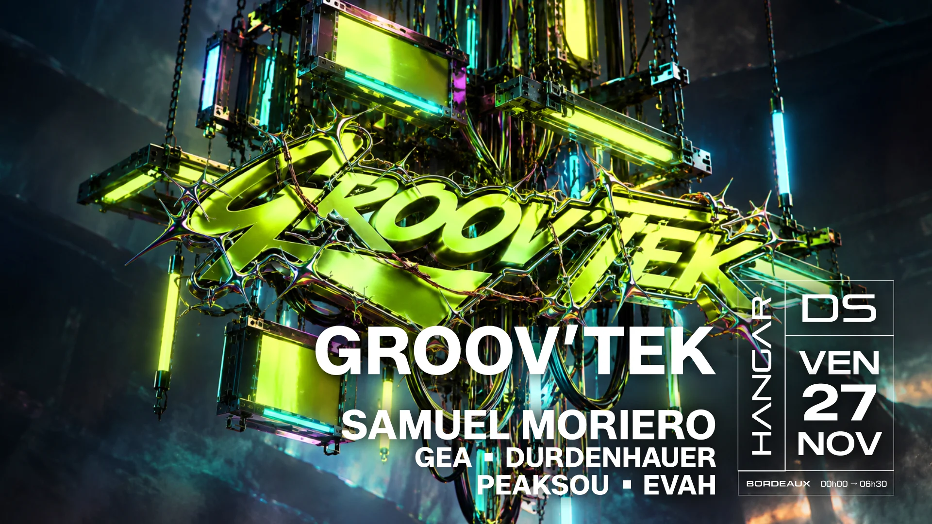 Groov'tek : Samuel Moriero, Durdenhauer, Gea, Evah, Peaksou