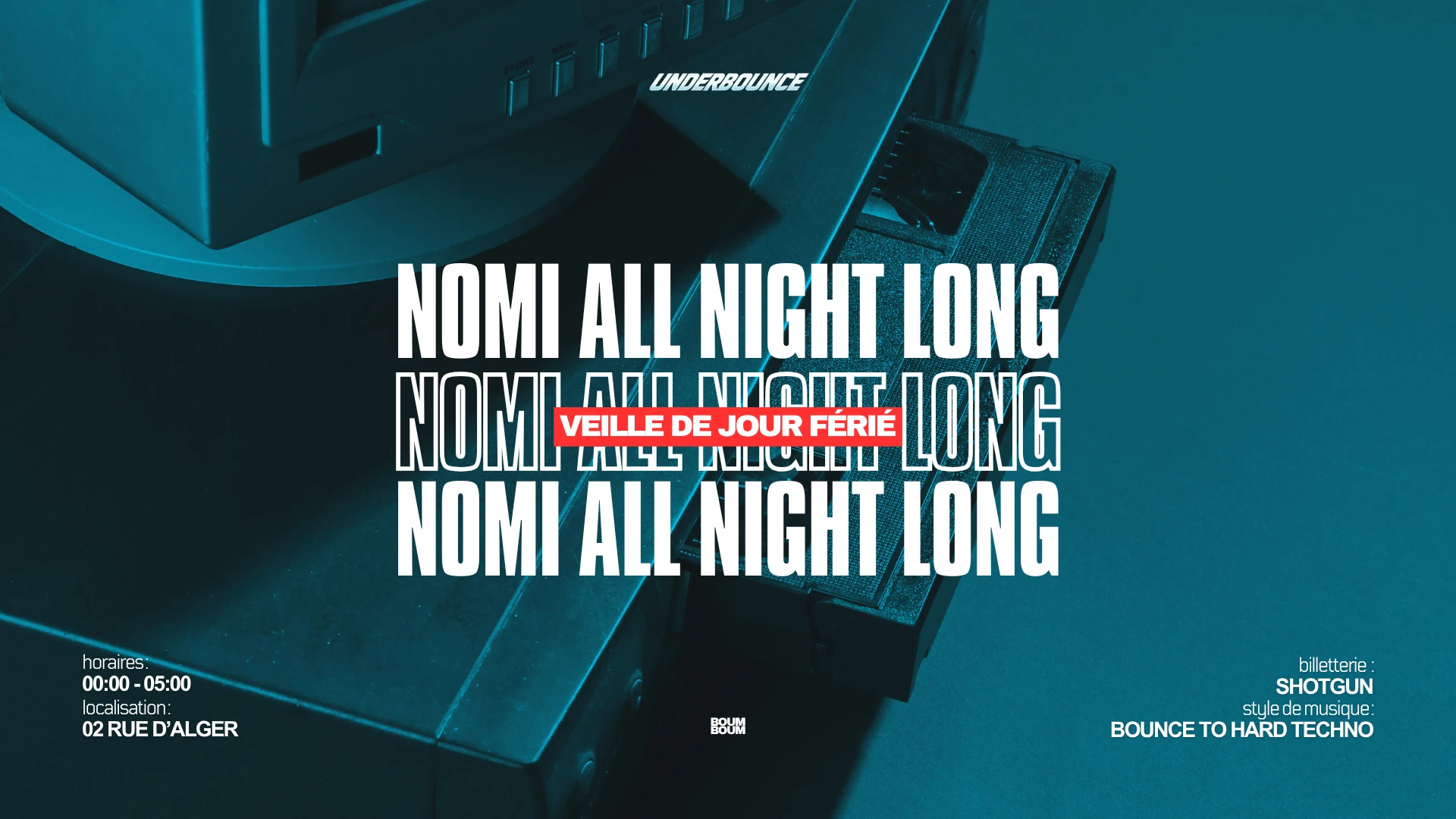 Underbounce : Nomi (All Night Long)