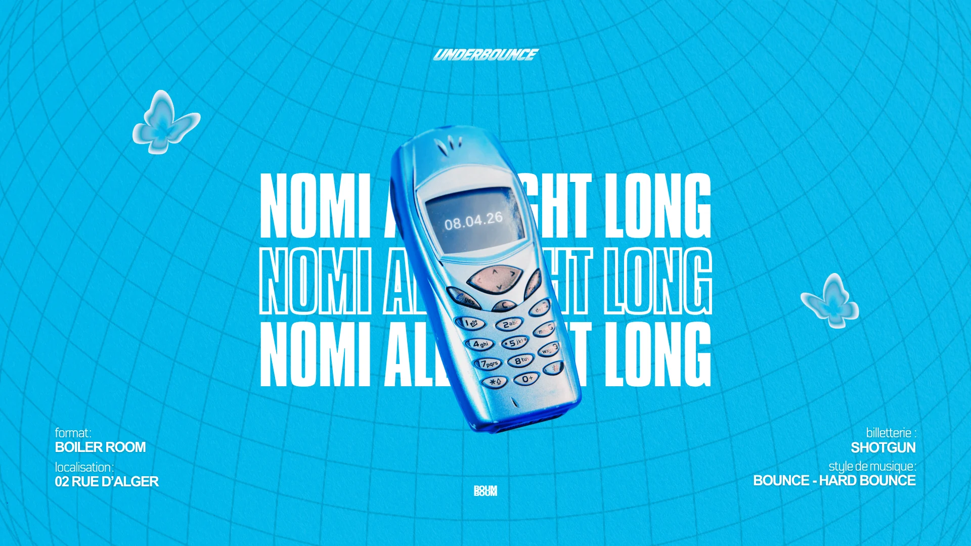 Underbounce : Nomi (All Night Long)