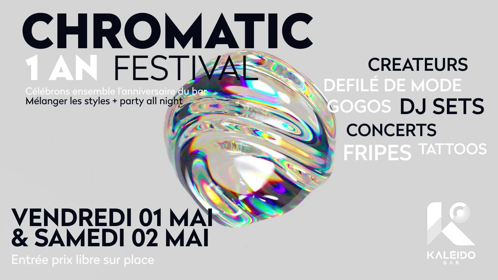 Chromatic Festival / 1 An Du Kaleido Bar