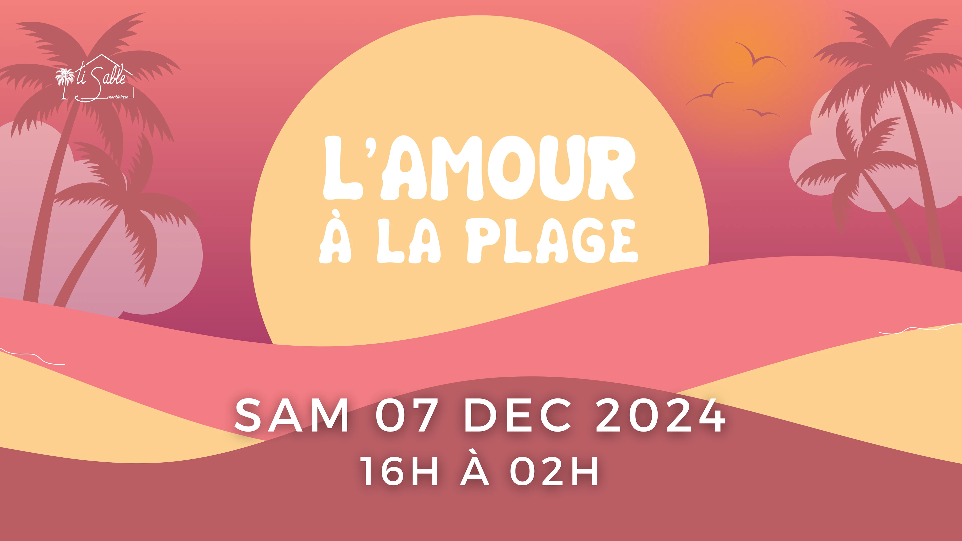 L'amour À La Plage À Ti Sable (Sam 7 Dec 24) Sébastien Léger