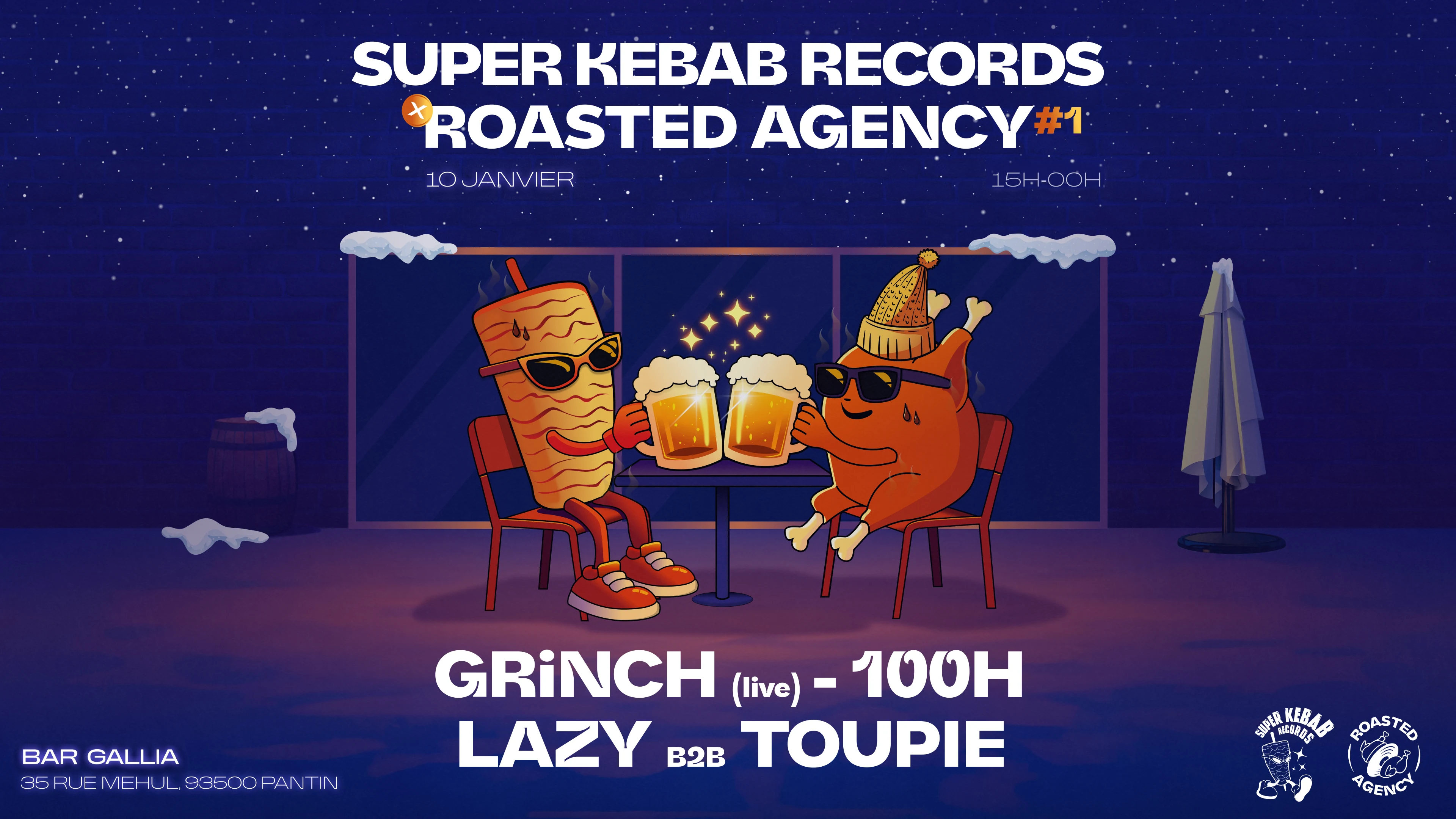 Super Kebab Records X Roasted Agency : Live & Dj Set