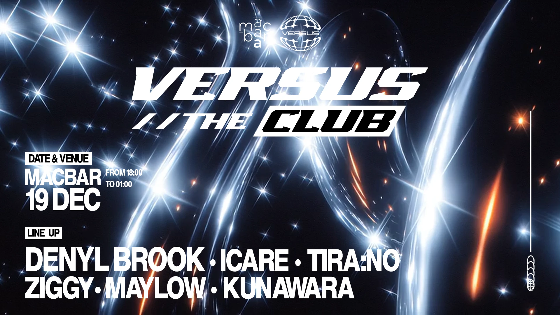 Versus The Club #3 W/ Denyl Brook, Icare, Tira:No & More