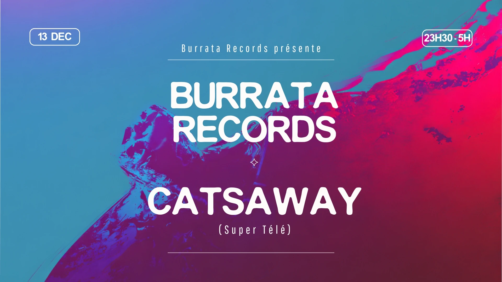 Burrata Records X Catsaway @Le Chinois