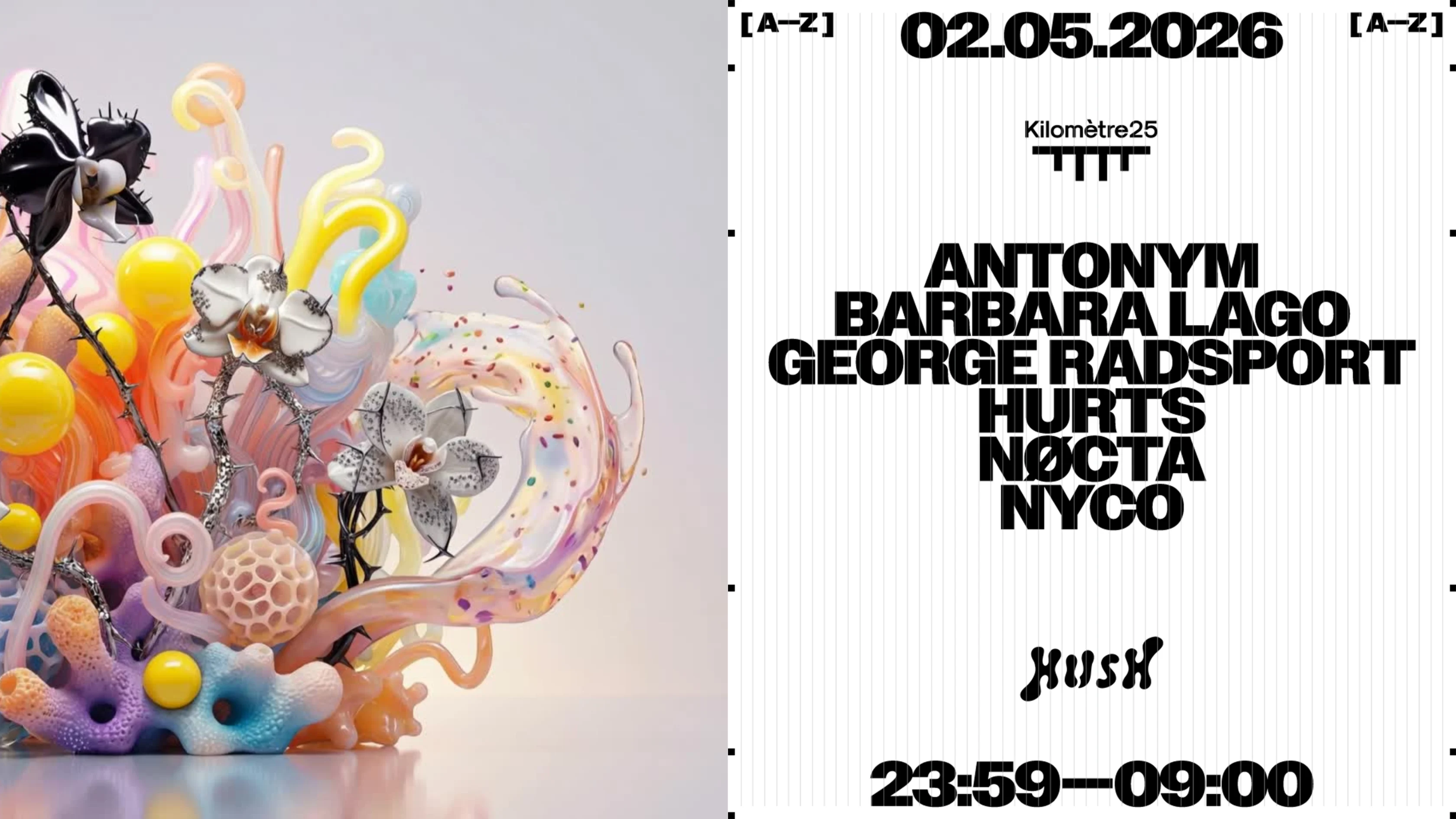 Hush : Antonym, Barbara Lago, George Radsport & More