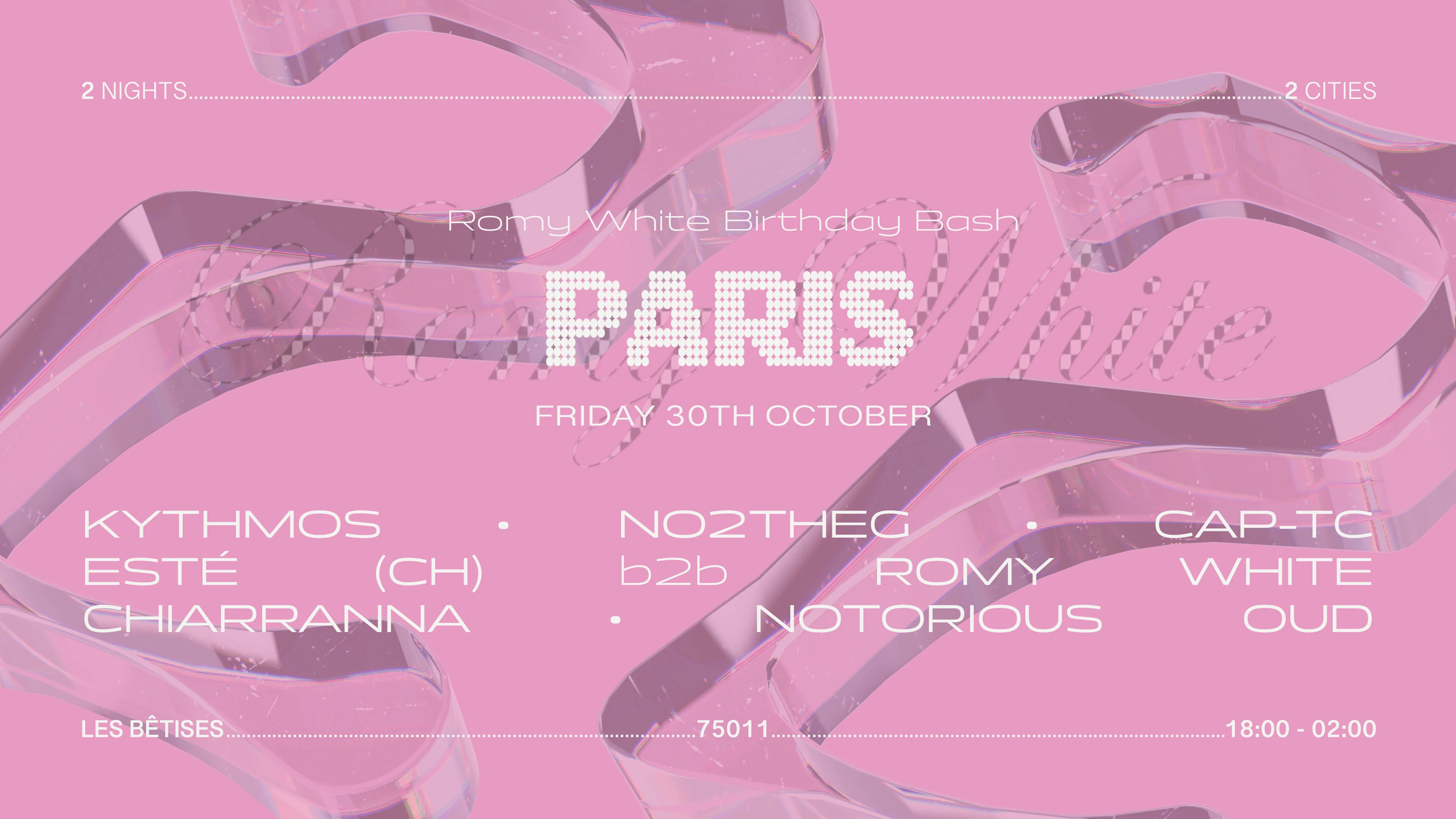 Romy White Birthday Bash // Paris