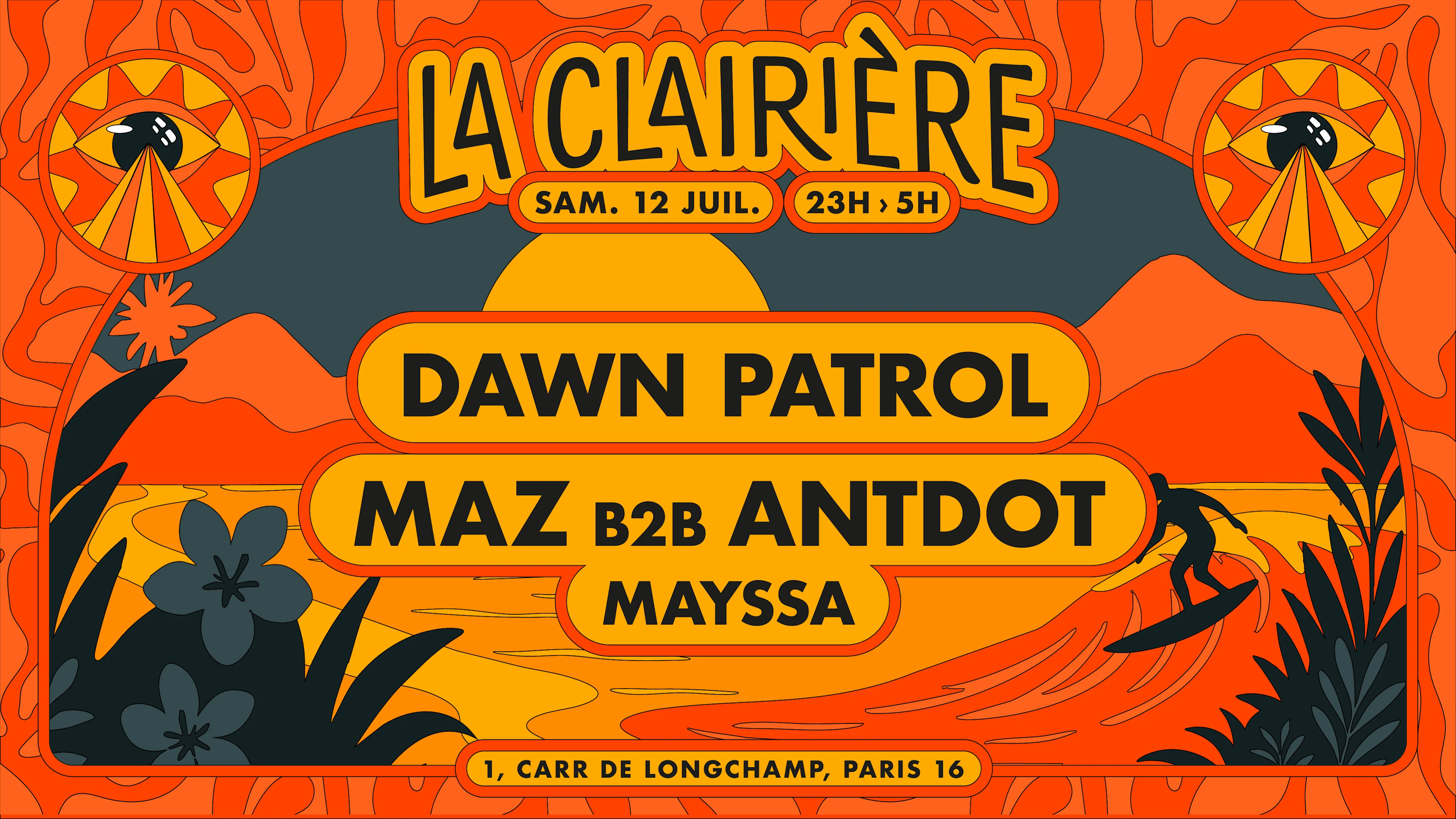 La Clairière X Dawn Patrol : Maz B2b Antdot